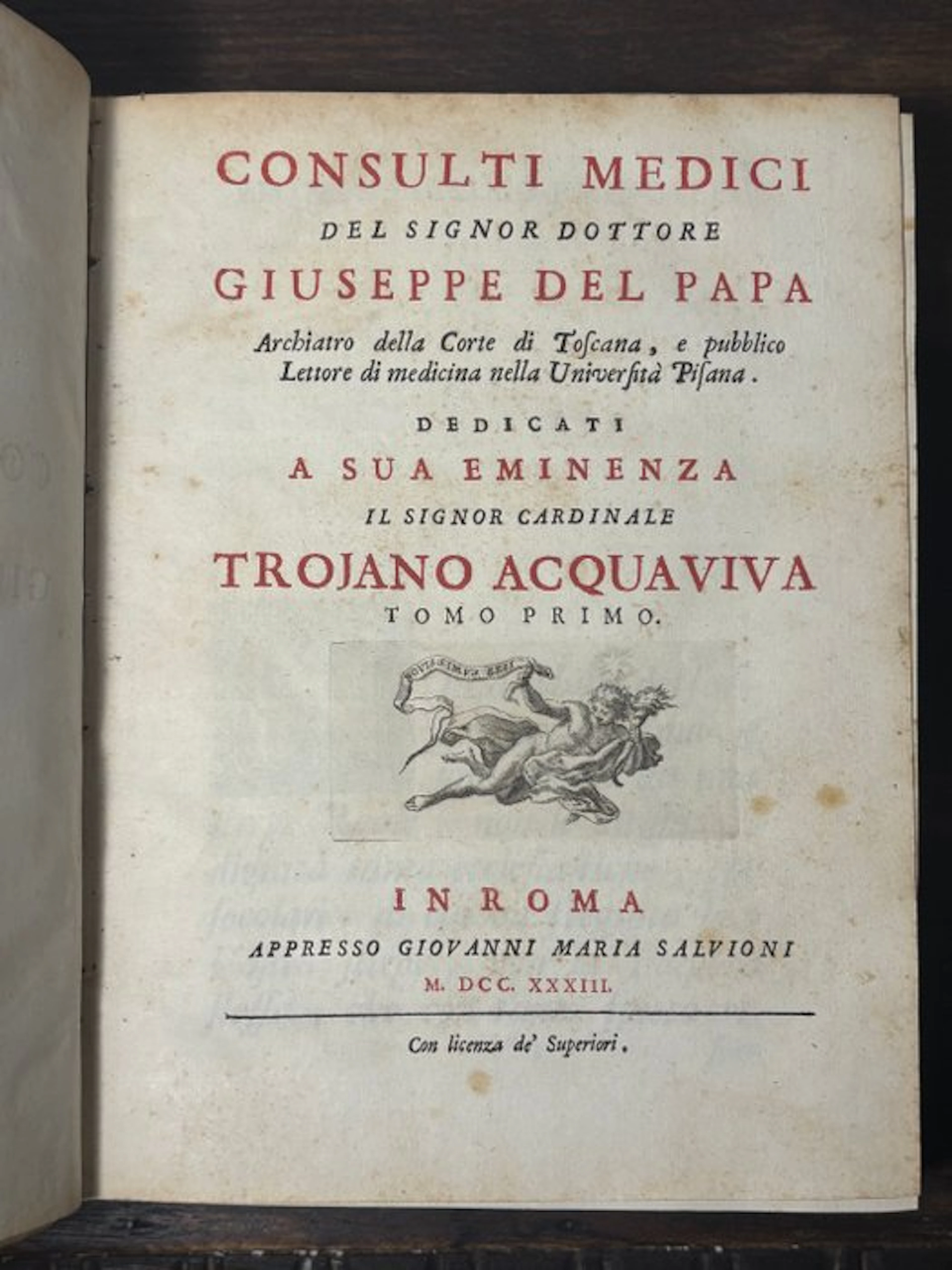 Giuseppe Del Papa - Consulti Medici - 1733