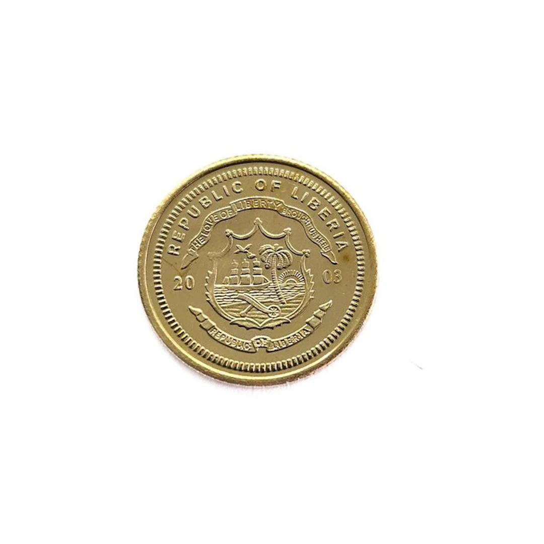 Liberia. 25 Dollars 2003 Pope John Paul II