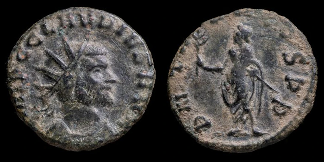 Roman Empire. Claudius II. Antoninianus P M TR P II COS P P (No reserve price)