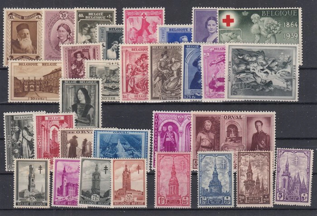 Belgium 1939 - the full year 1939 - OBP : 496/526
