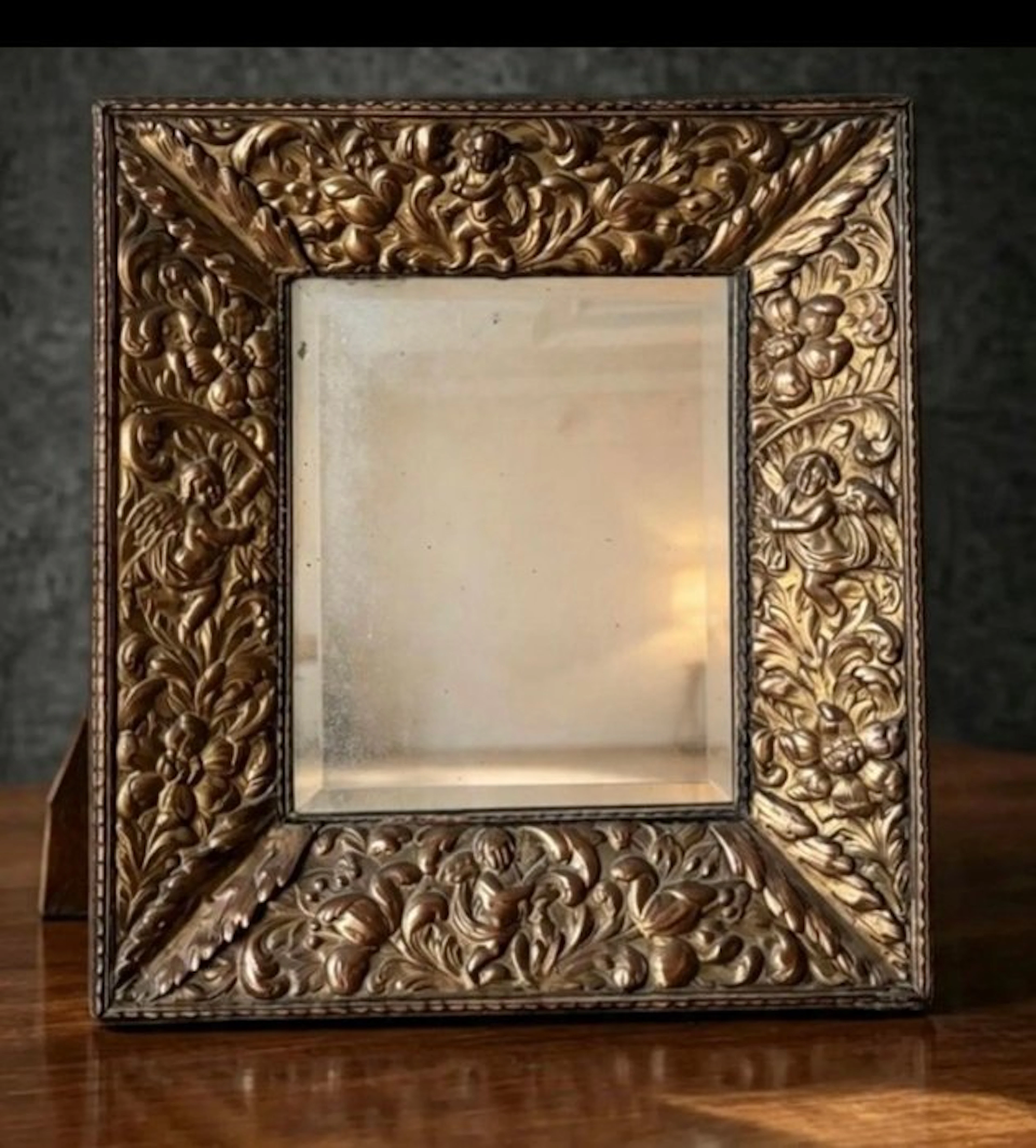 Mirror - Wood, Metal