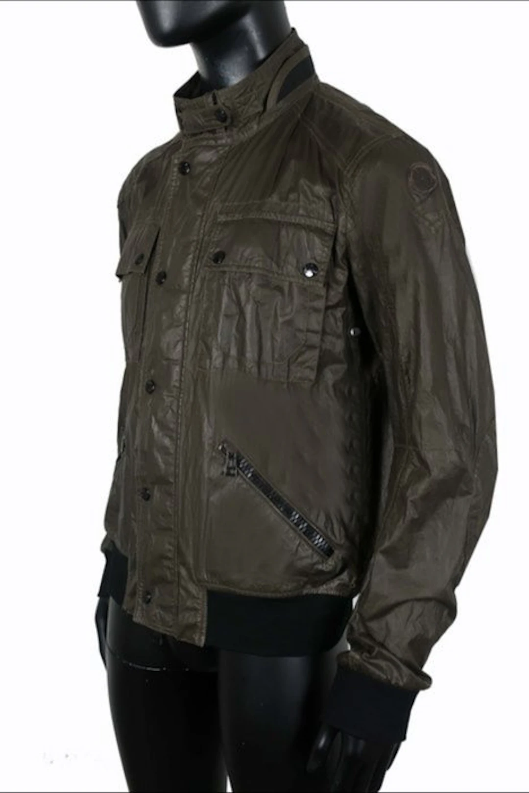Moncler - "Chamois" lightweight biker-style jacket - Coat