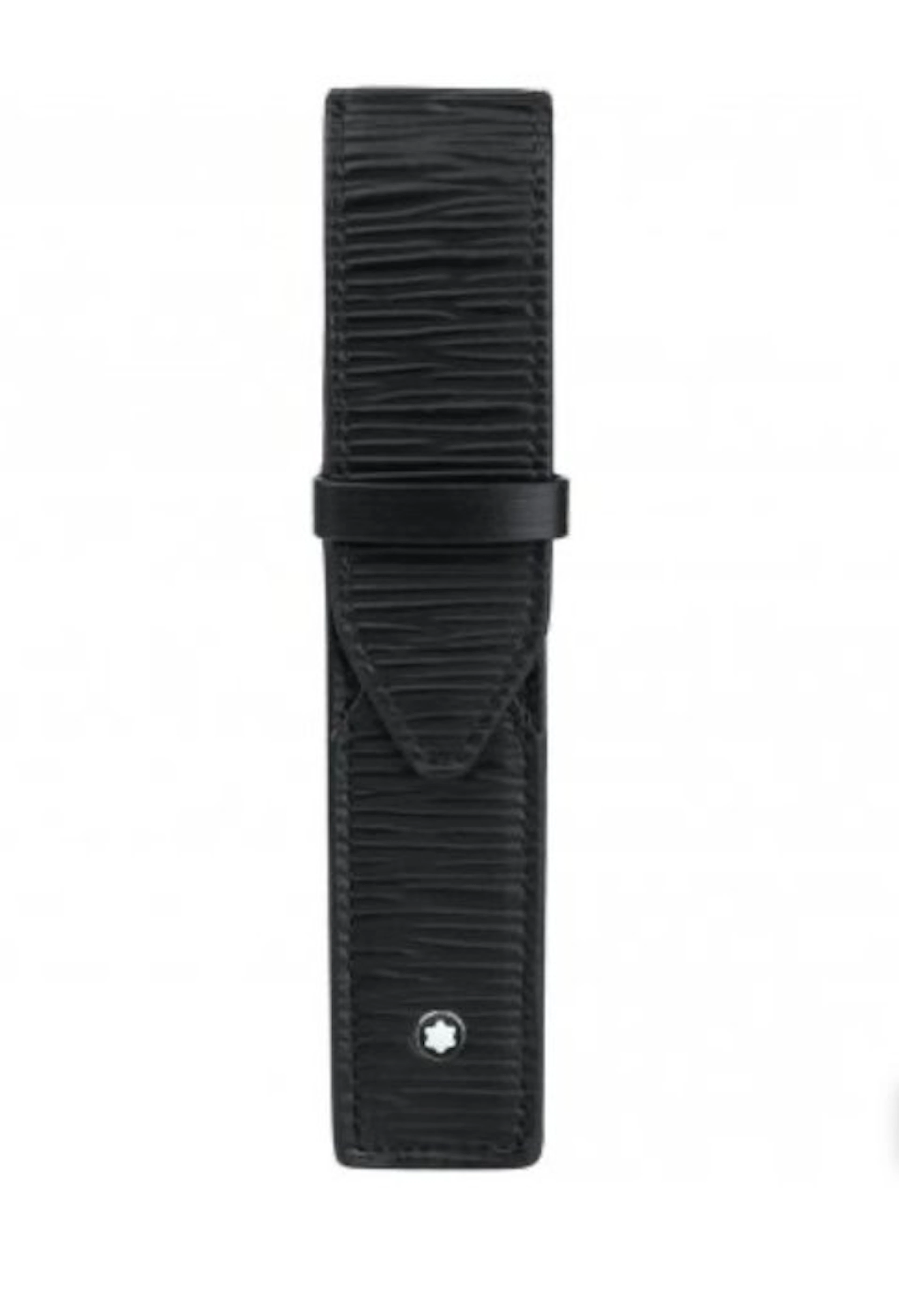 Montblanc - Pencil box - #130934 – black full-grain leather-for 1 pen - Leather