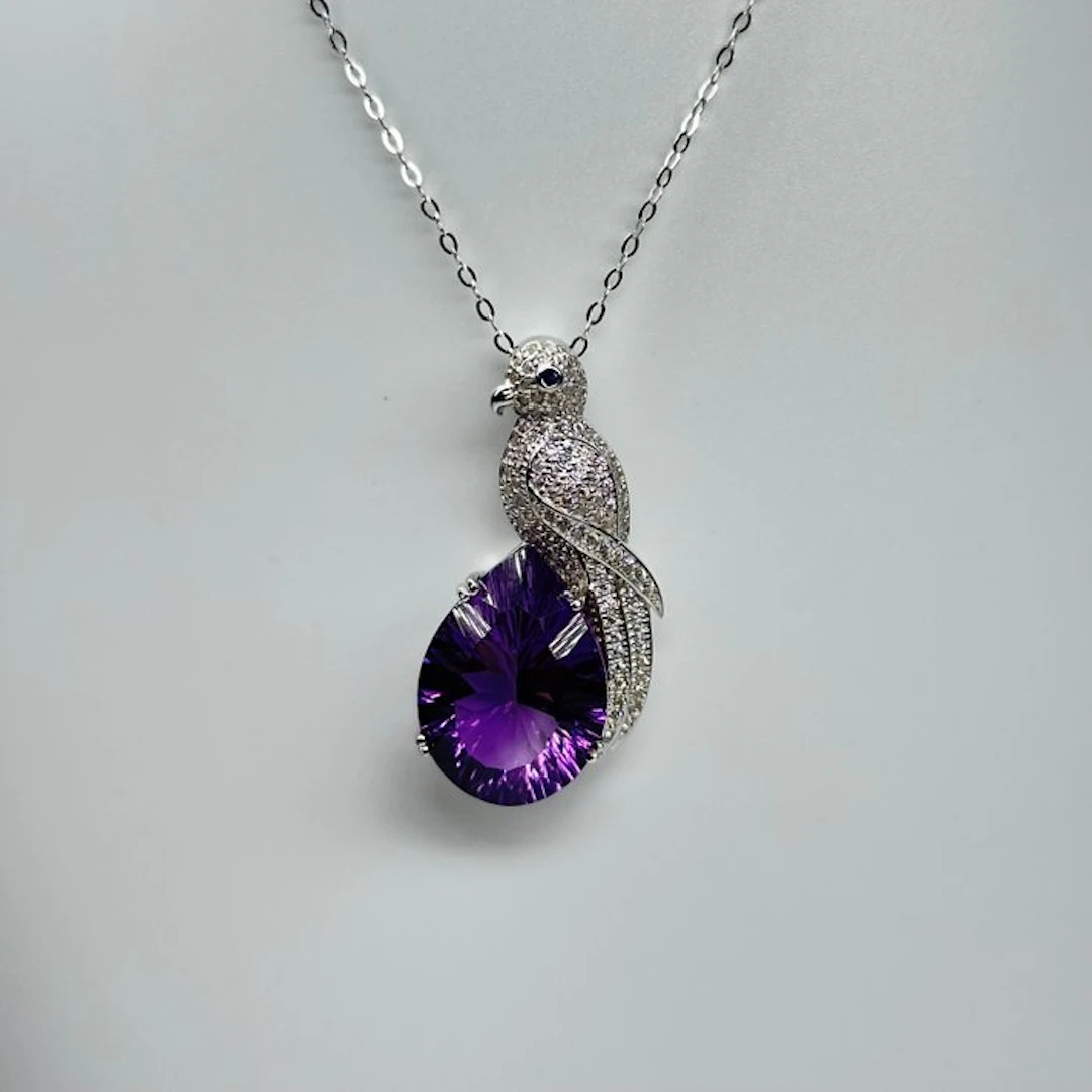 No reserve price - Necklace 18K Gold Plated 925 Sterling...