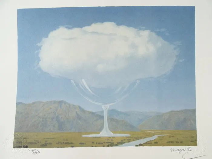 René Magritte (1898-1967) - Cloud inside Cup
