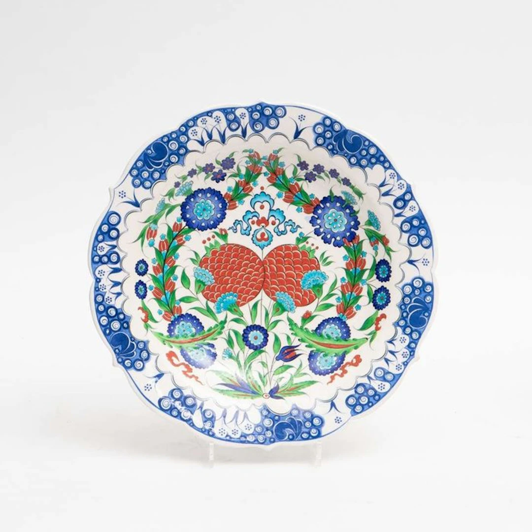 Mehmet Gursoy iznik bord - Mehmet Gursoy - Plate - Ceramic - Iznik plate