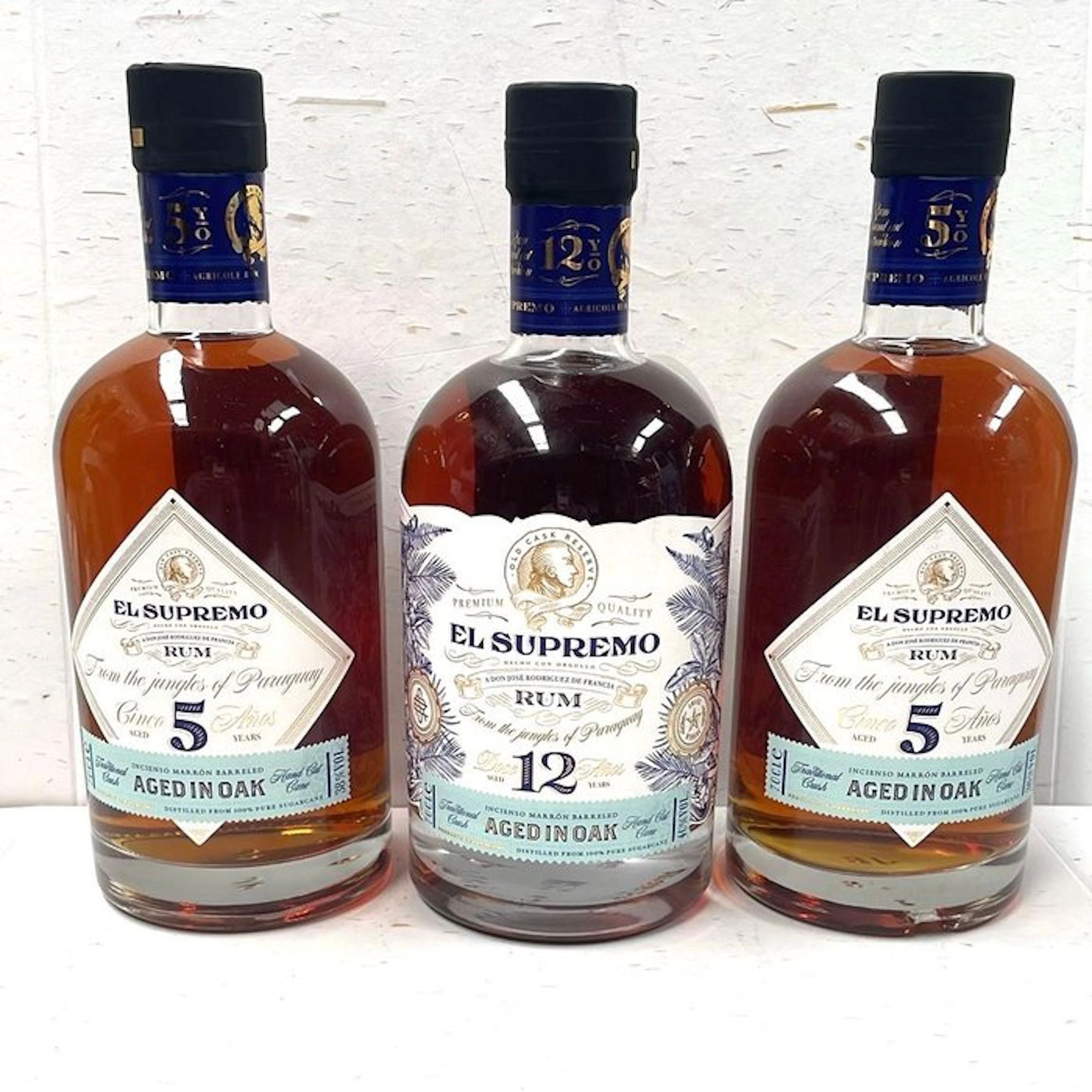 El Supremo SAS Aurian - 5yo & 12yo - 70cl - 3 bottles
