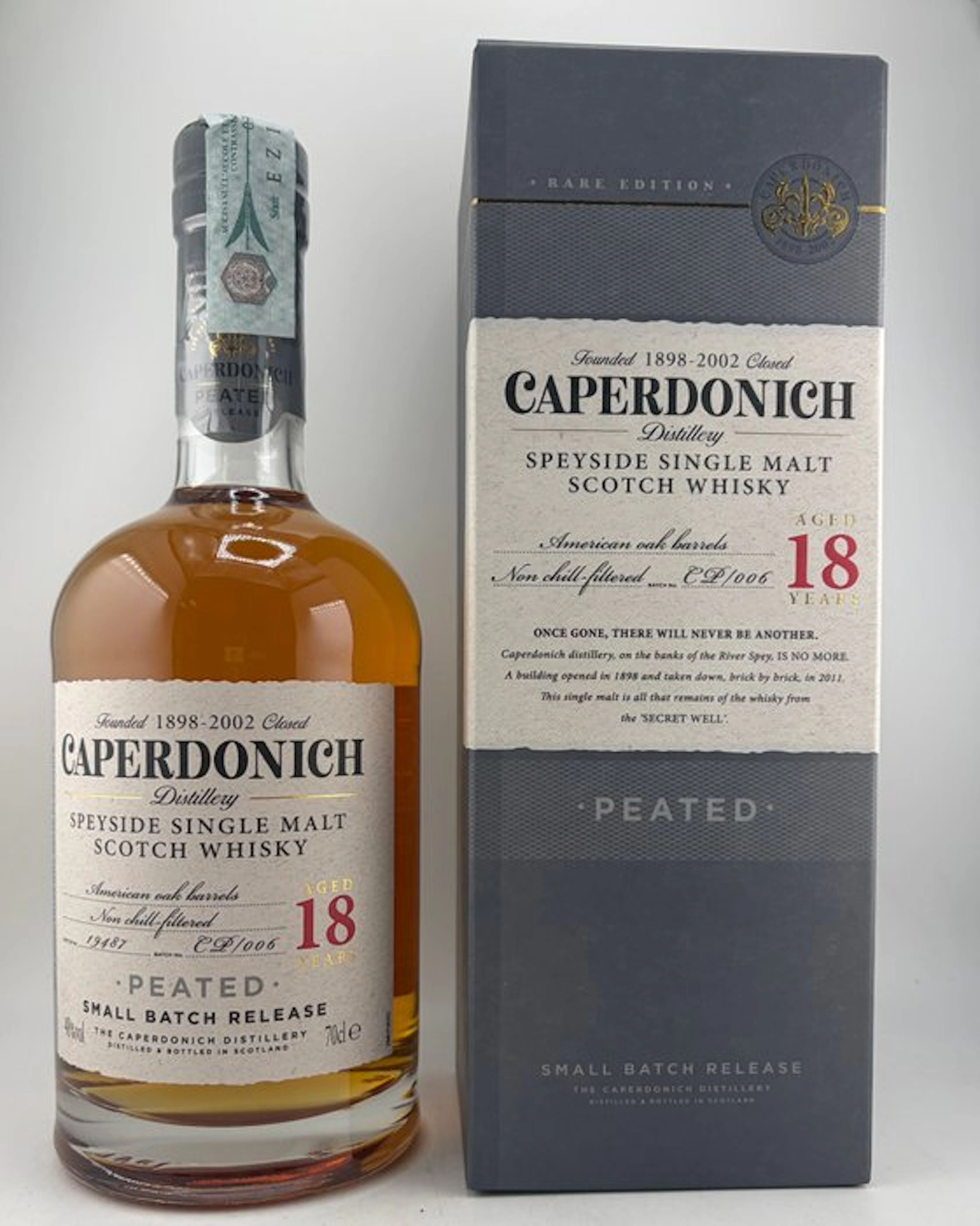 Caperdonich 18 years old Peated - Small Batch Release CP/006 - 70cl