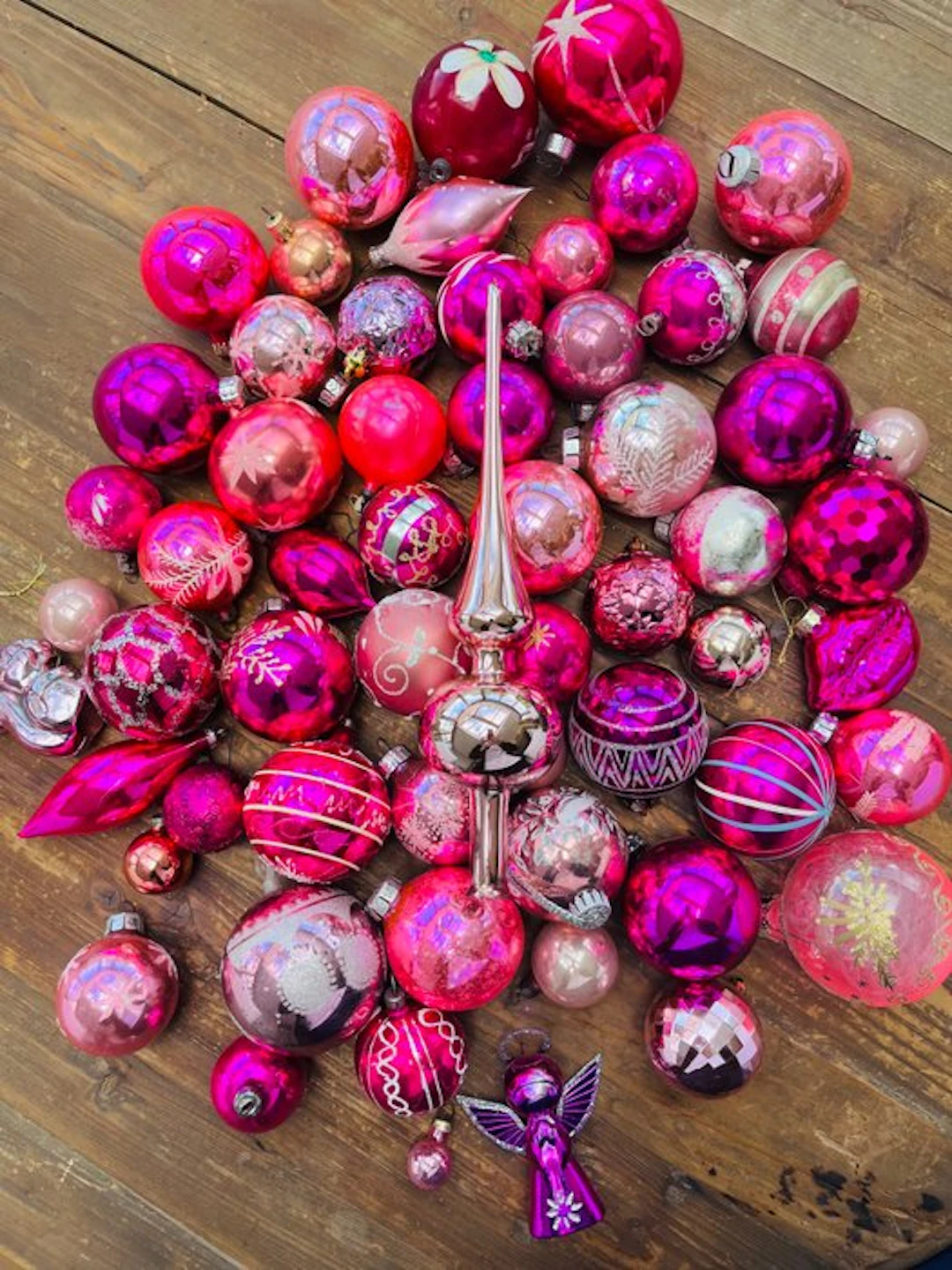 Christmas baubles (60) - Glass