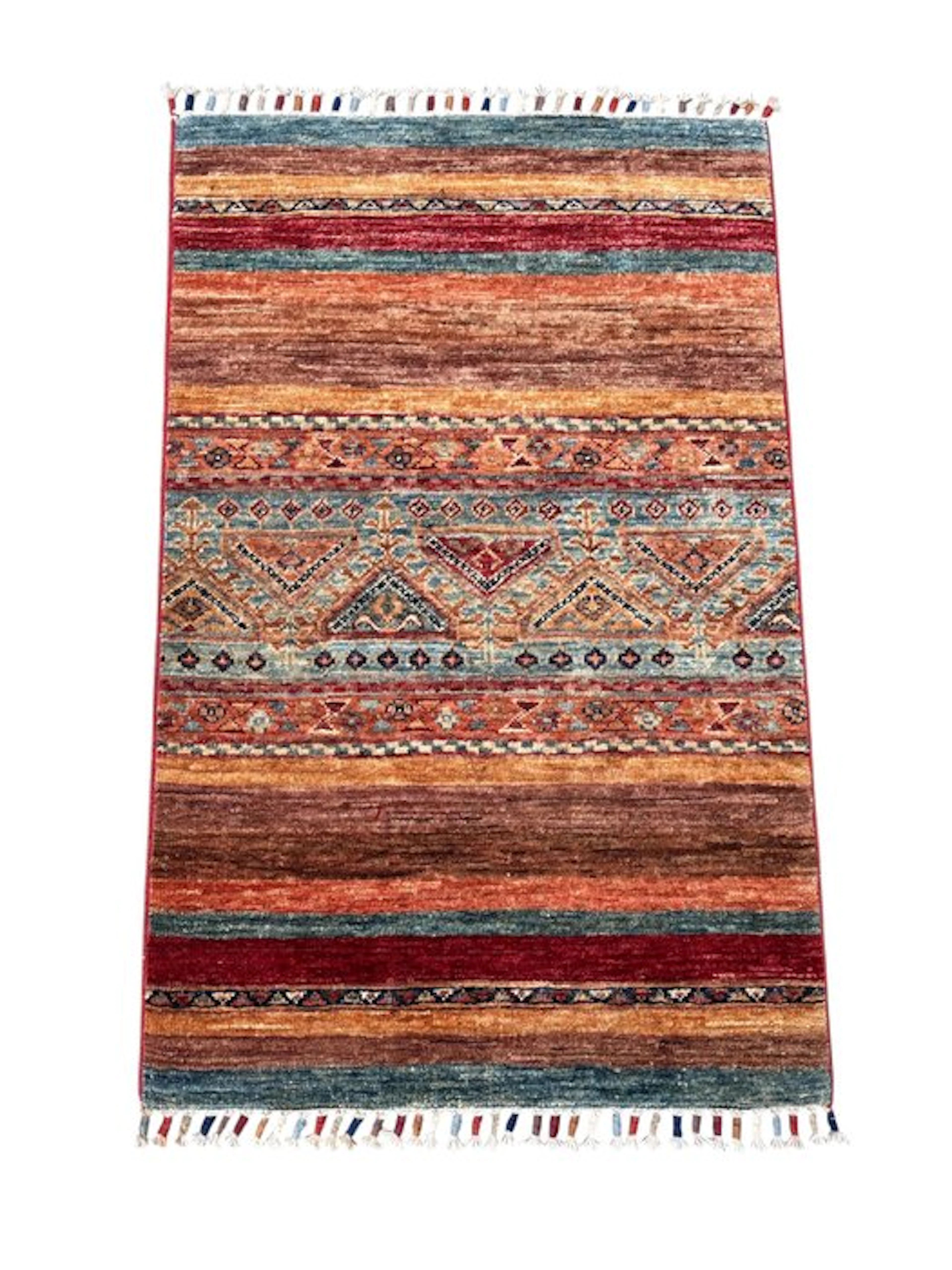 Afghan, New Design !, Ziegler Kazak - Rug - 94 cm - 62 cm - No Reserve !