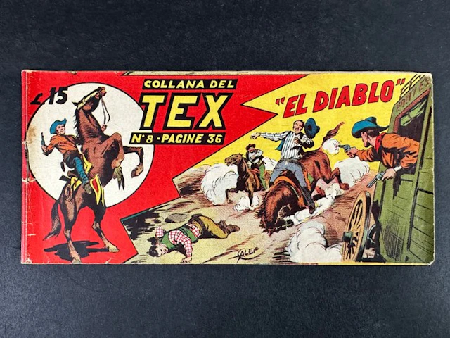 Tex striscia Ia serie, n. 8 - “El Diablo” - 1 Album - First edition - 1948