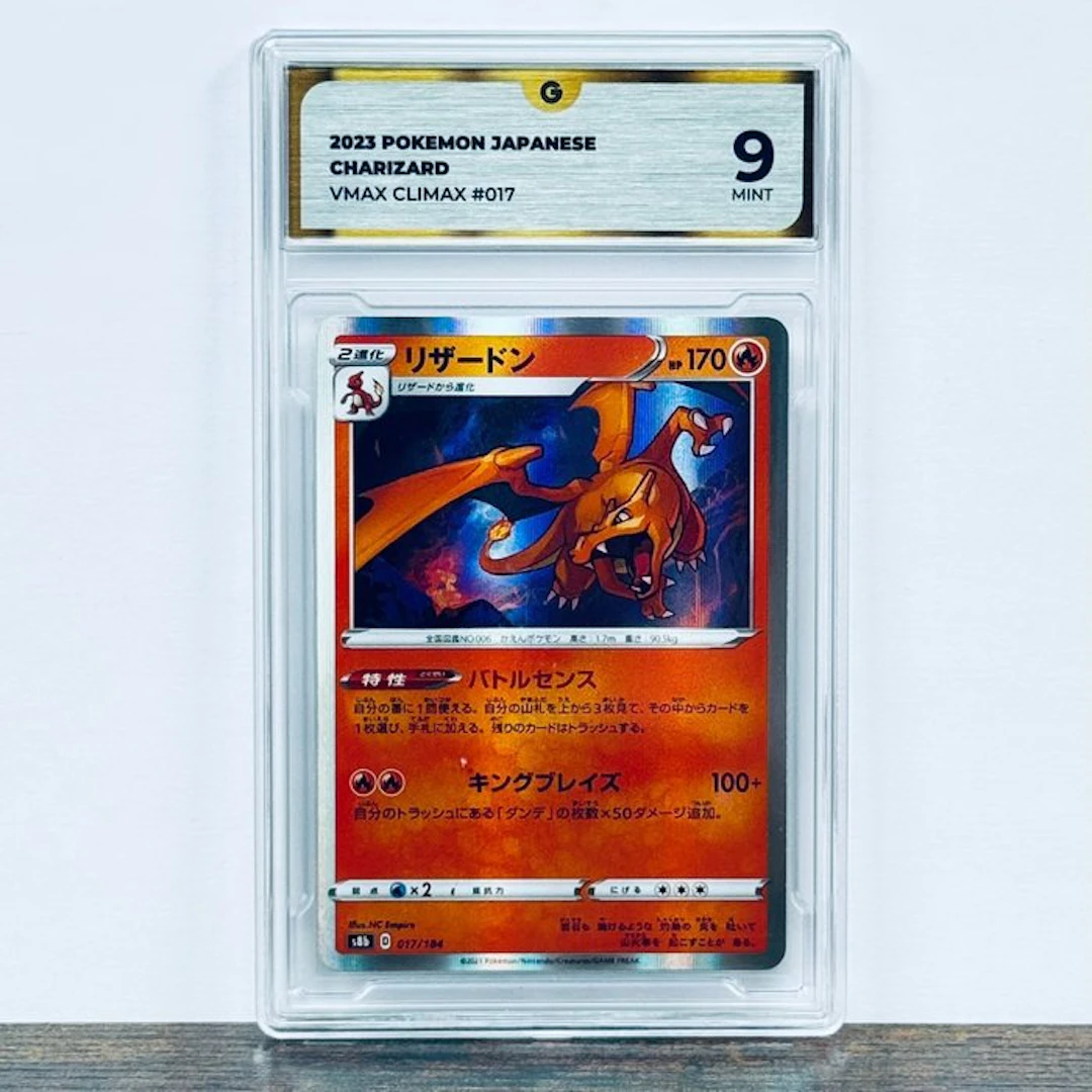 Pokémon Graded card - Charizard 017 – Pokémon - GG 9