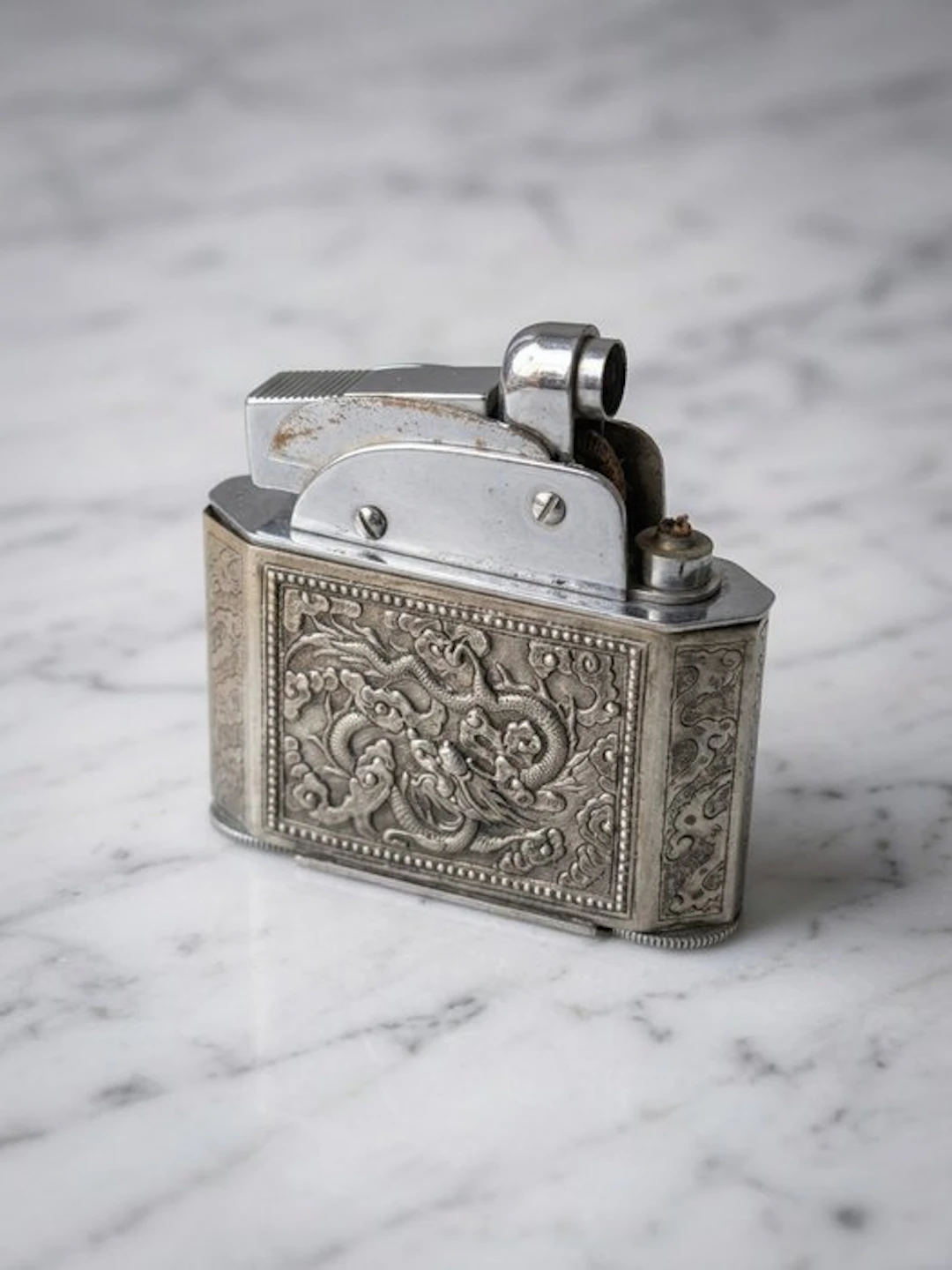Argent - Briquet de table MYON 401 « Géant » – France –...