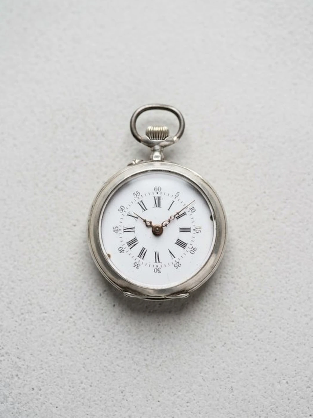Montre de poche Art Nouveau en argent – 28 mm –...