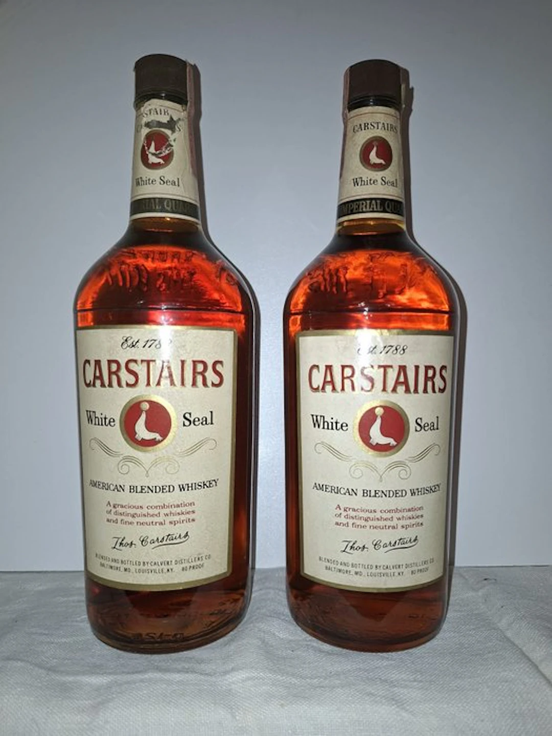 Carstairs - White Seal - American Blended - 80 Proof - b