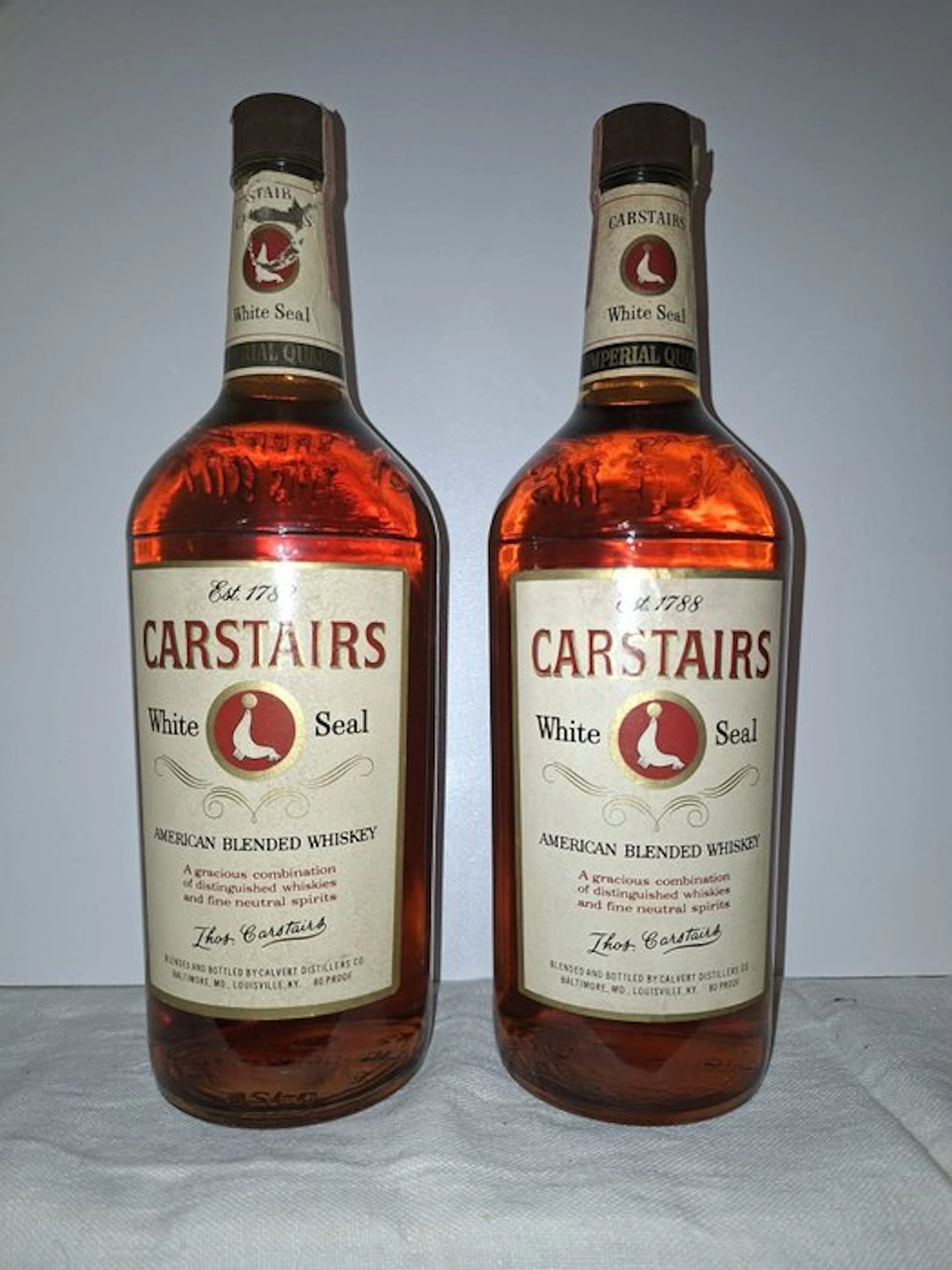 Carstairs - White Seal - American Blended - 80 Proof - b