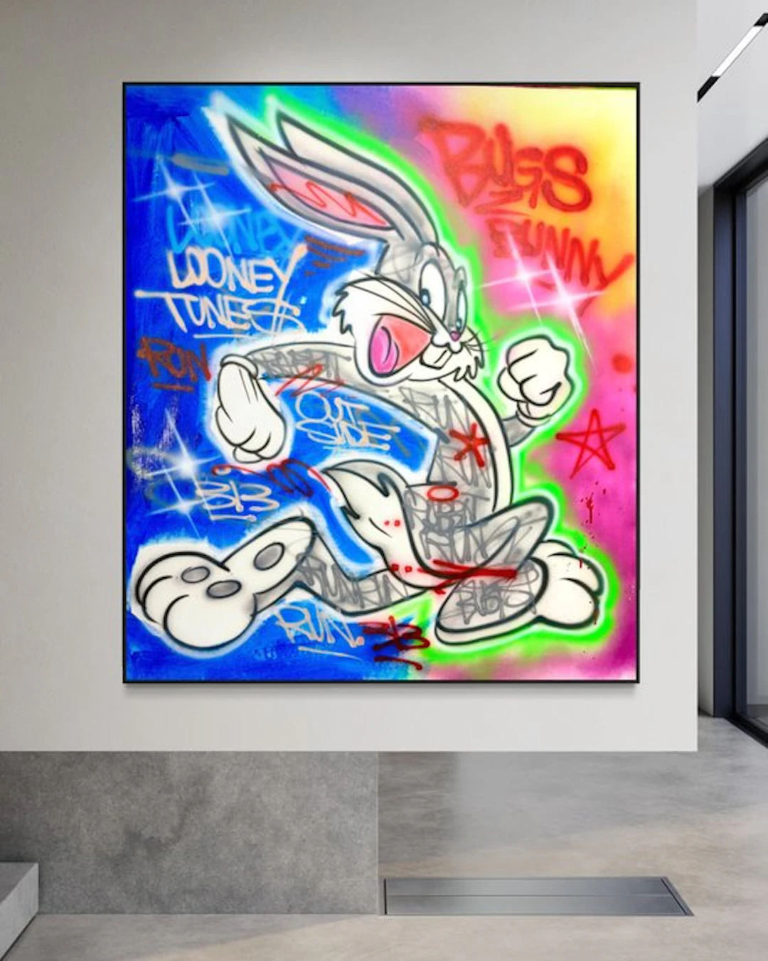 Outside313 - Bugs Bunny - Rabbit Run - Graffiti looney Tunes