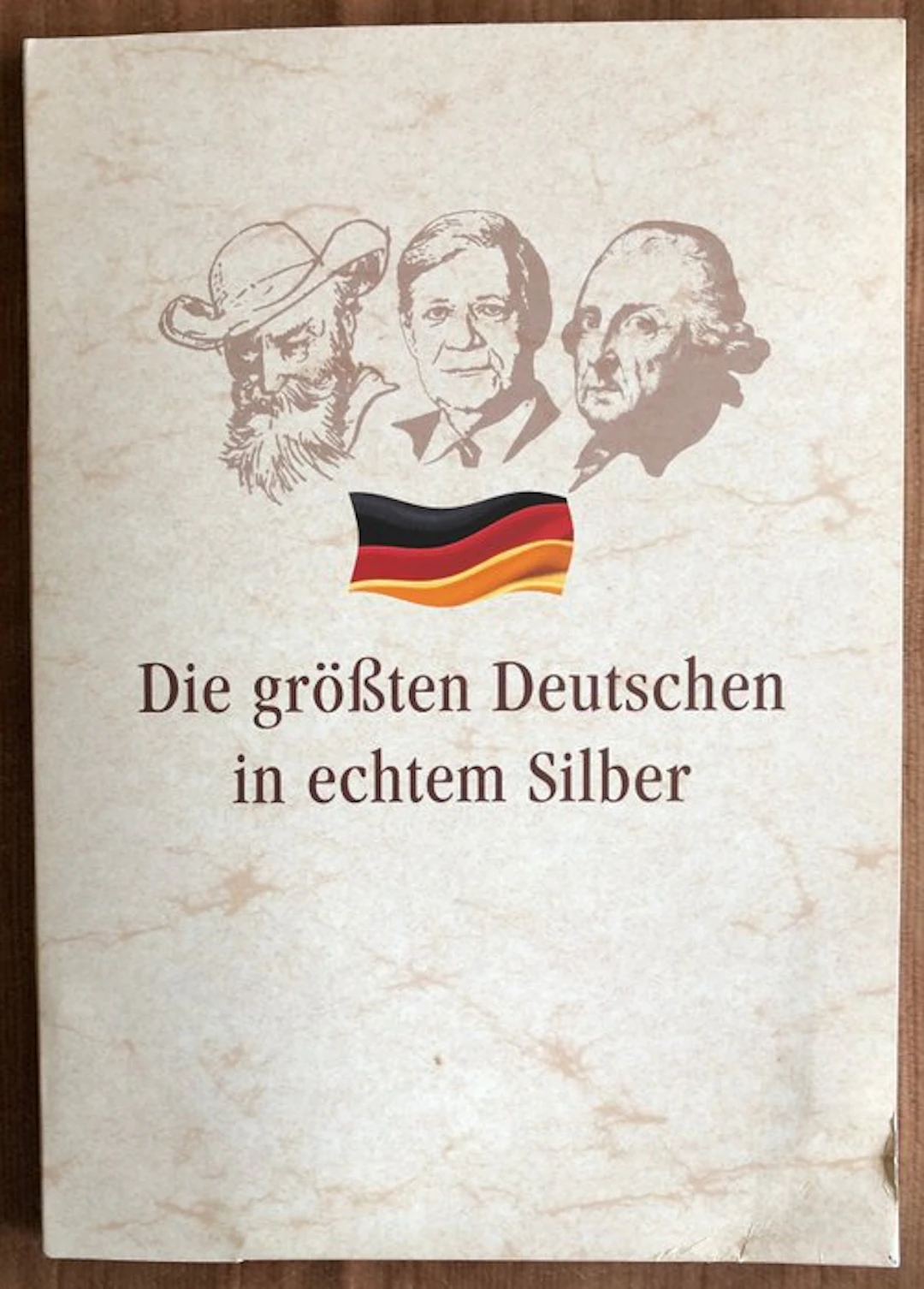 Germany. Medaille Silber Gedenkprägung "Die größten Deutschen"
