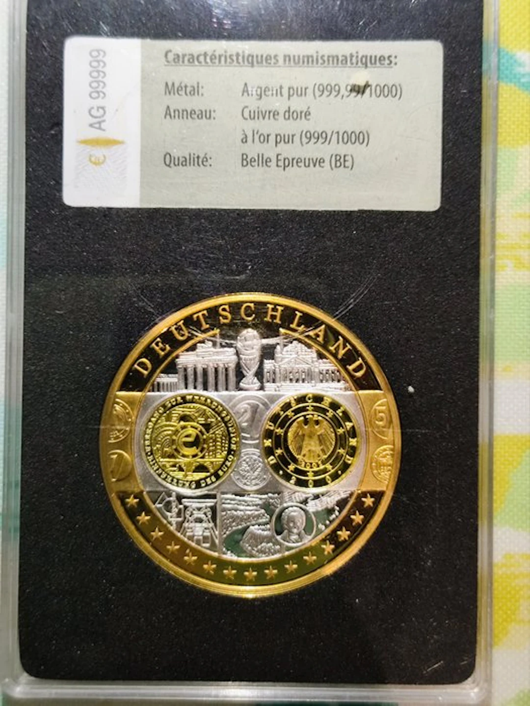 Germany. 2002, Euro Silver Medal (No reserve price)