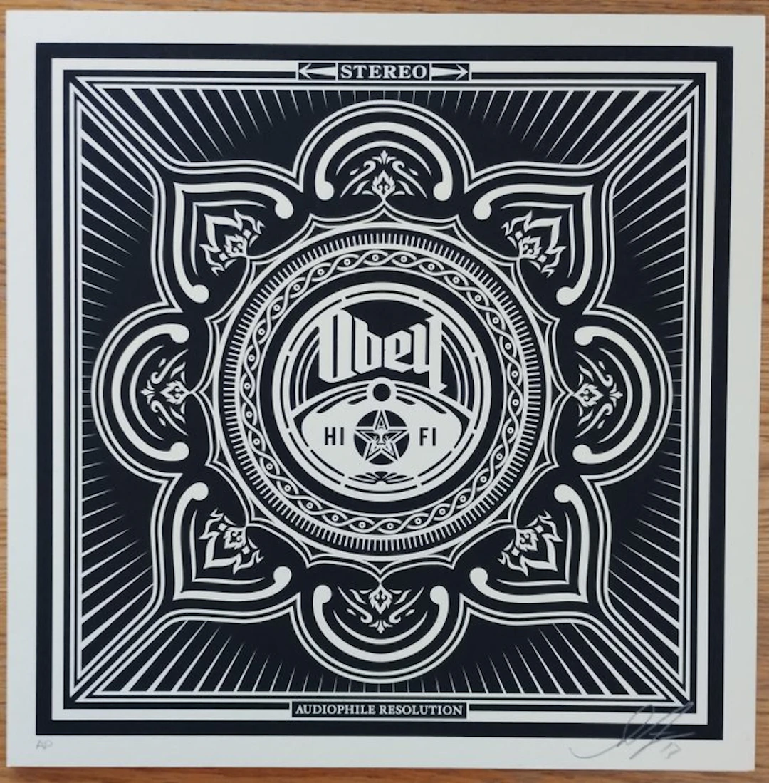 Shepard Fairey (OBEY) (1970) - Hi-Fi Lotus (artist proof) No Reserve