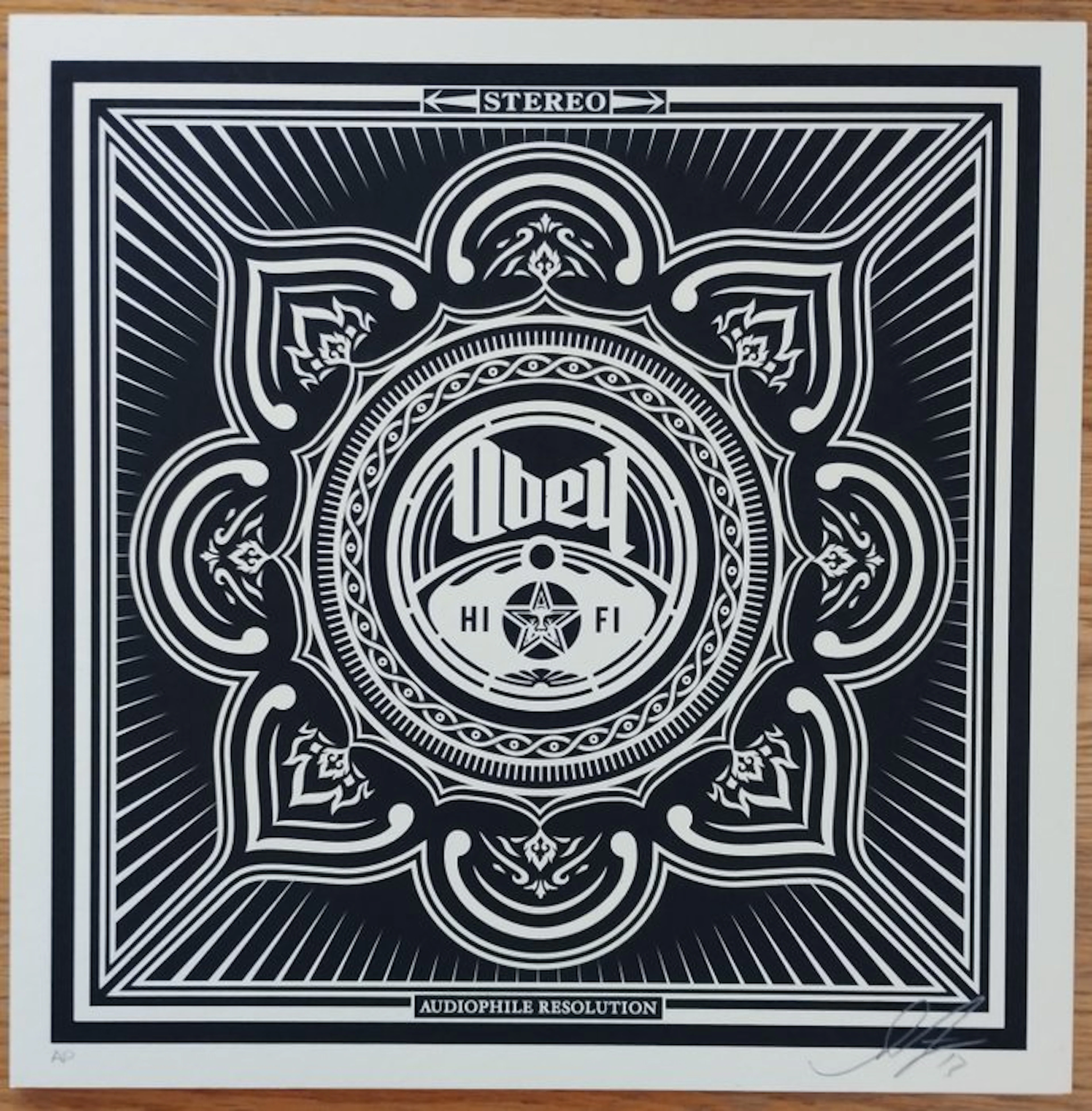 Shepard Fairey (OBEY) (1970) - Hi-Fi Lotus (artist proof) No Reserve