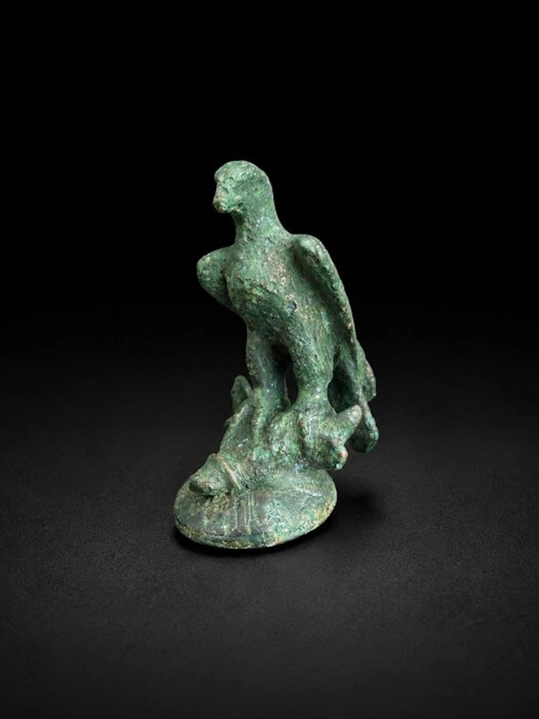 Ancient Roman, Empire Bronze Eagle Statuette - 5.1 cm