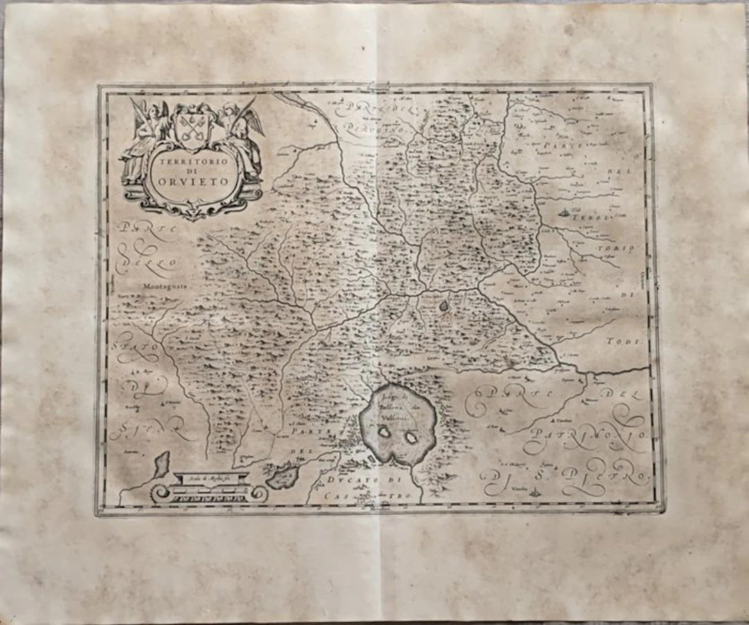 Italy - Topographic survey – Territory of Orvieto; Willem...