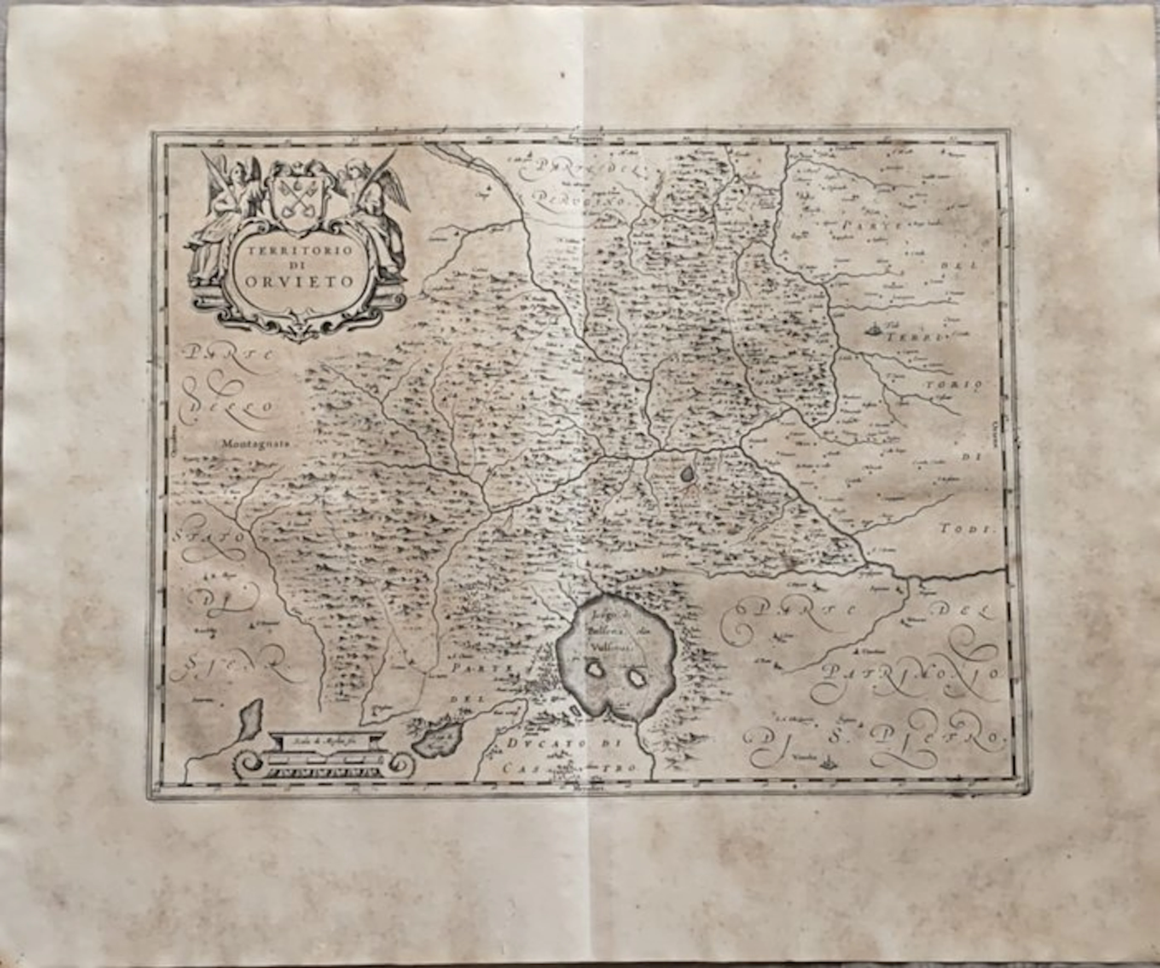 Italy - Topographic survey – Territory of Orvieto; Willem...
