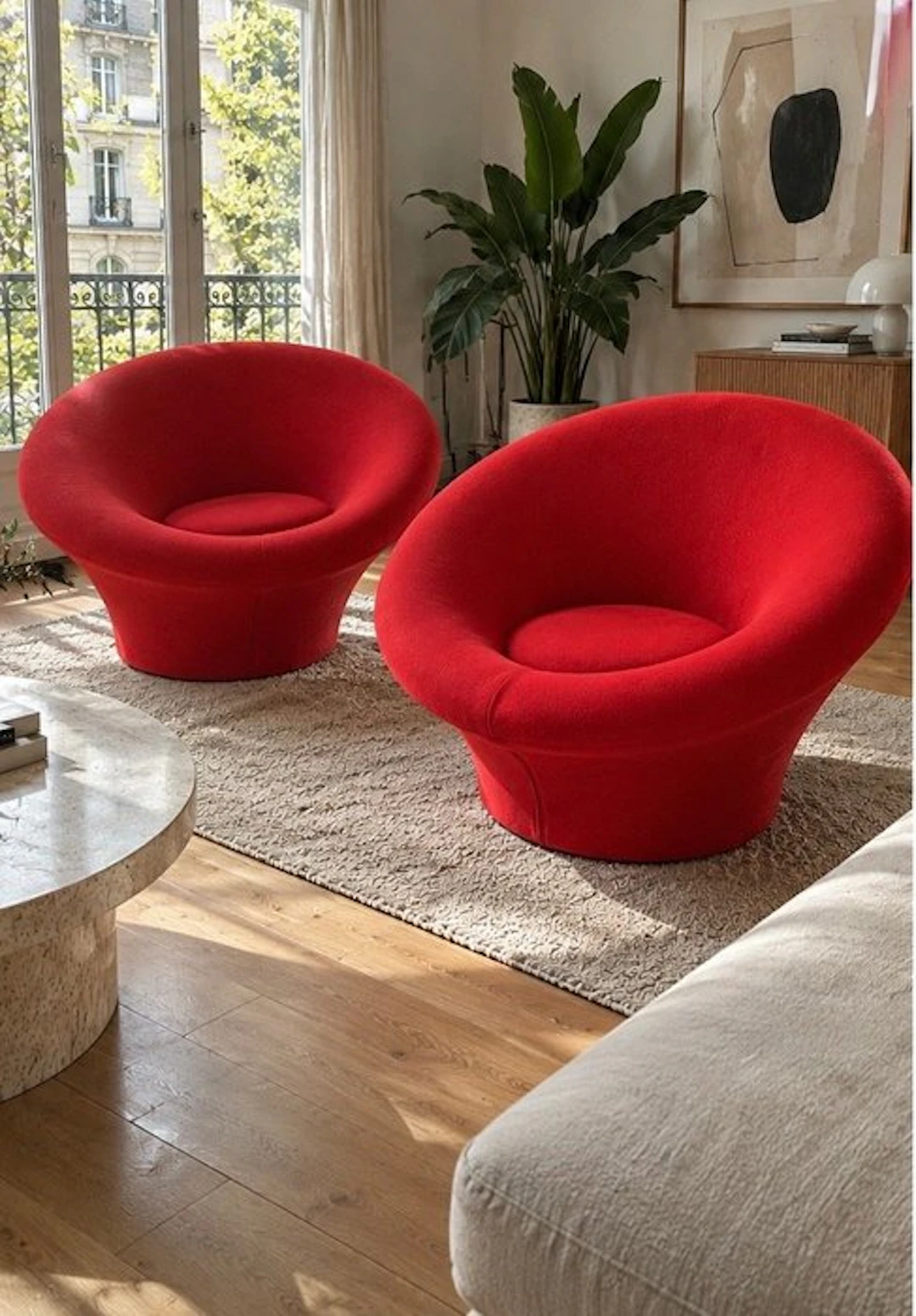 Artifort - Pierre Paulin - Armchair (2) - F560 - Plywood