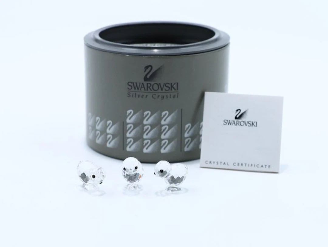 Figure - Swarovski - Kuikentjes (Boxed + certificate) - Crystal