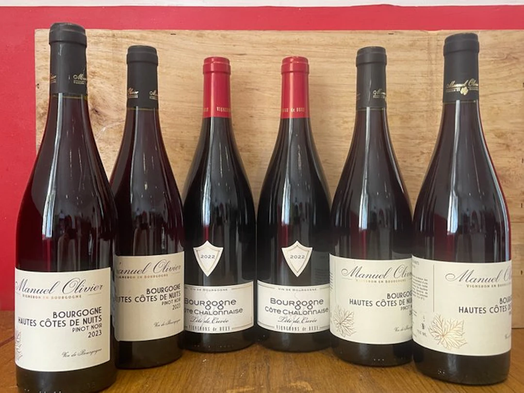 2023 Manuel Olivier Hautes côtes de nuit pinot noir x4...