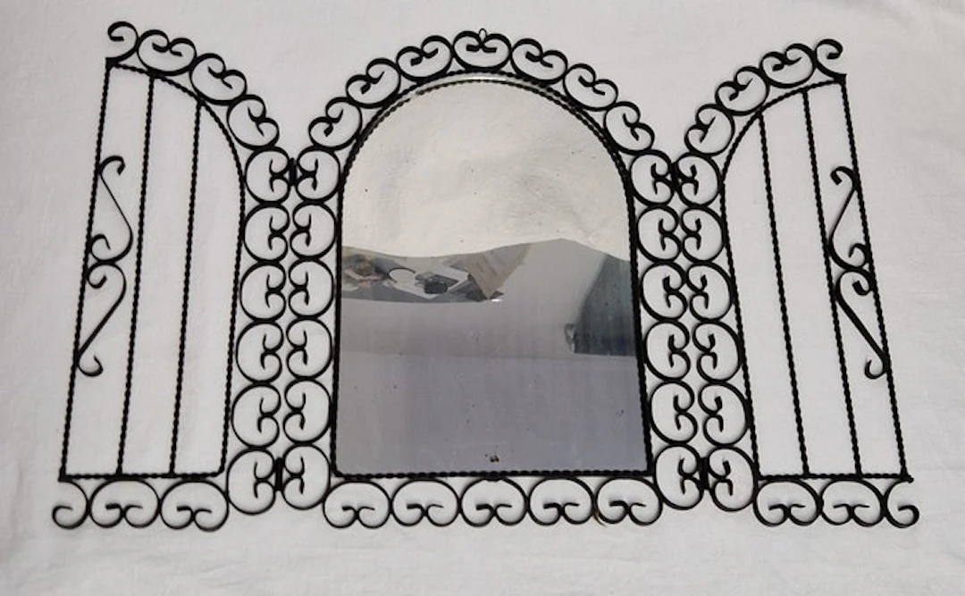 Handgeschmiedet - Window frame - Metal with Glass