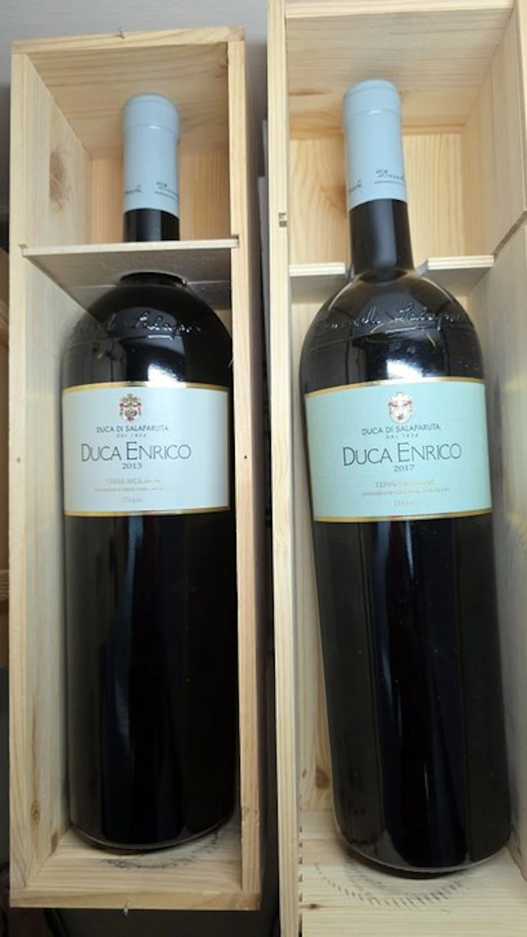 2013 & 2017 Duca di Salaparuta, Duca Enrico - Sicily - 2 Magnum (1.5L)