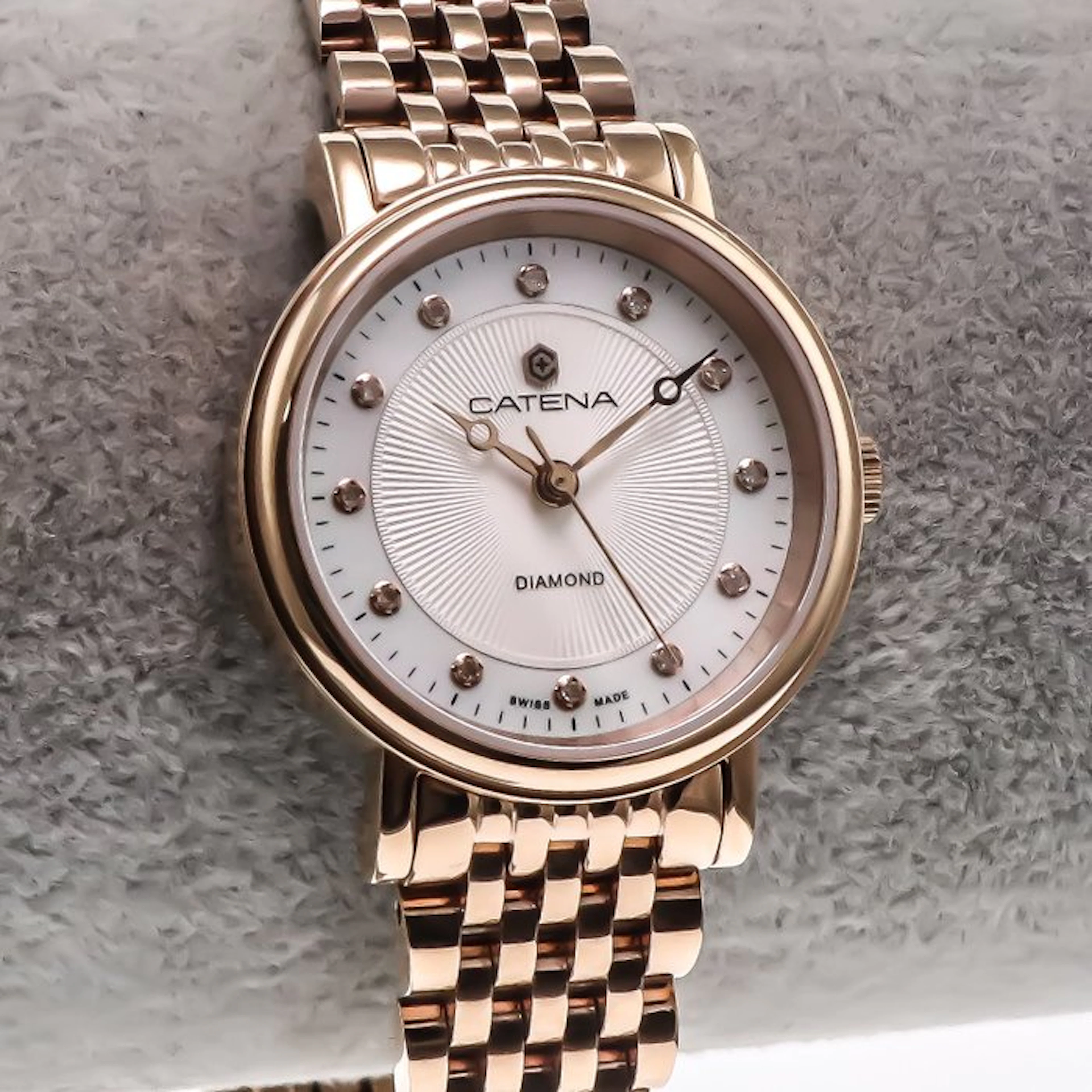 Catena - Diamond Swiss Made Watch - CAD024-2FM - No...