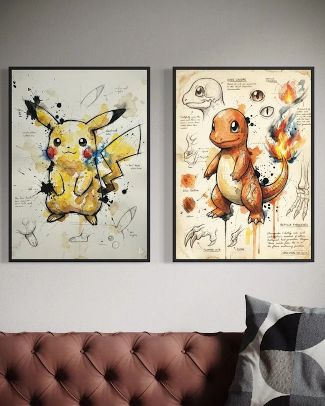 ANDSAL - Pikachu & Charmander Da Vinci Color Project...