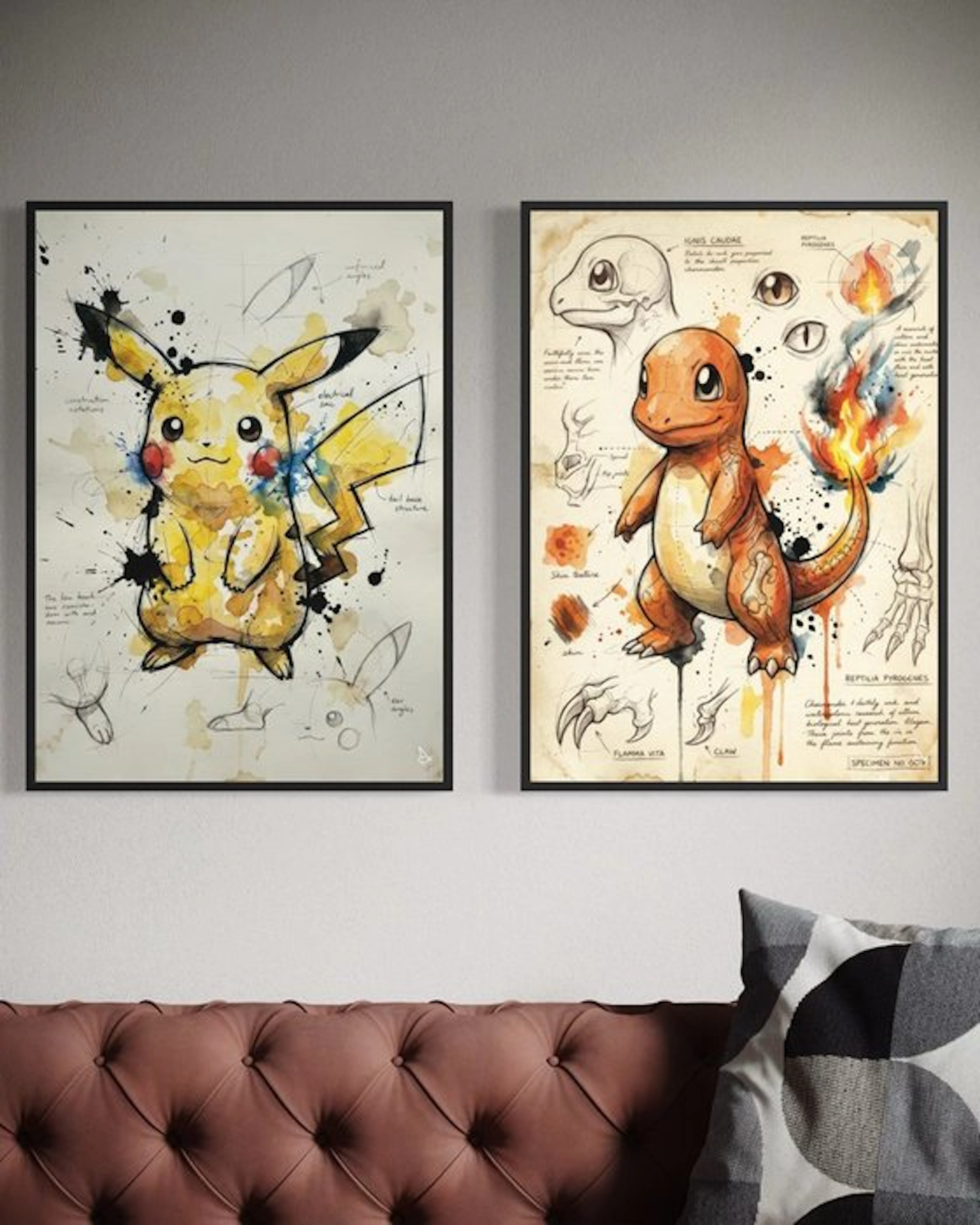ANDSAL - Pikachu & Charmander Da Vinci Color Project...