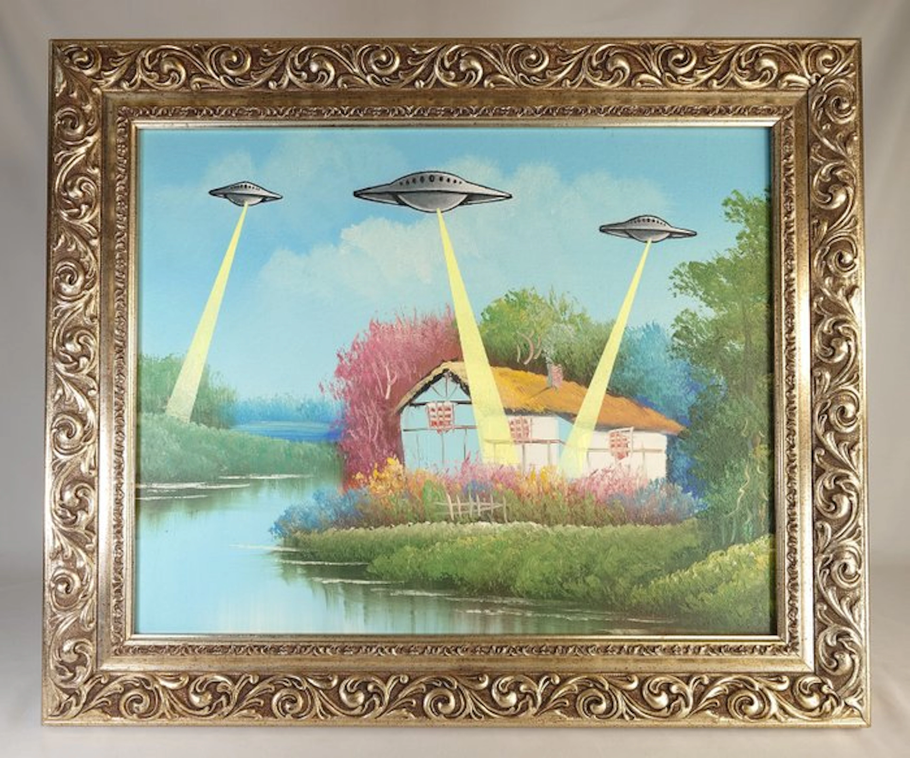 Fictional World (1980) - Banksy´s Glowing UFO Invasion