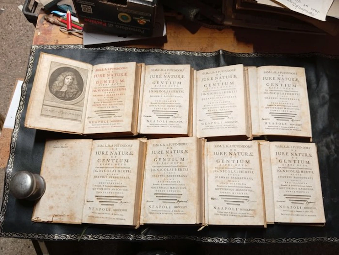 A.Pufendorf - Jure Naturale et Gentium libri octo - 1773-1775