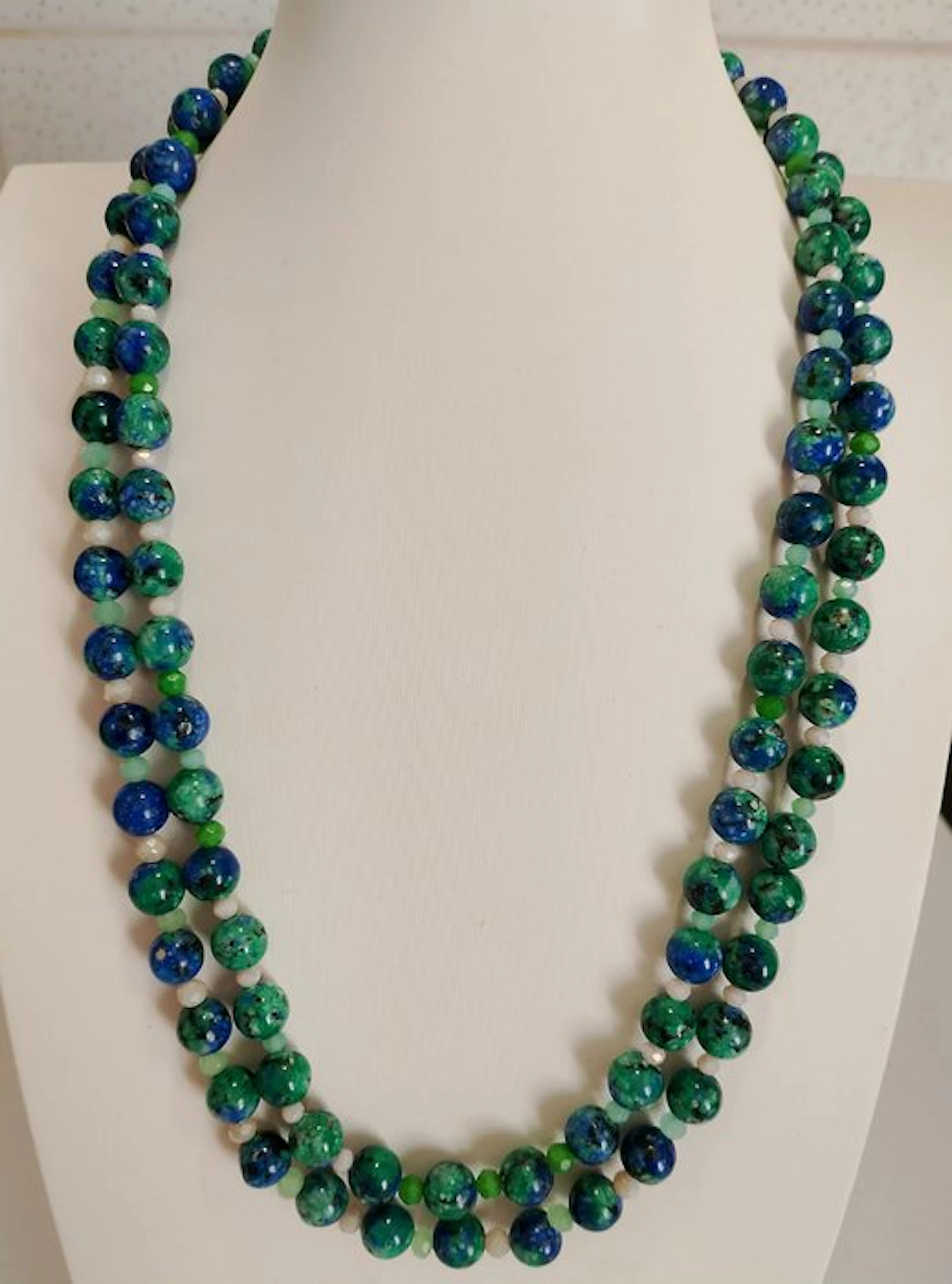 Natural Stone Epidote Zoisite purple Necklace Gorgeous...