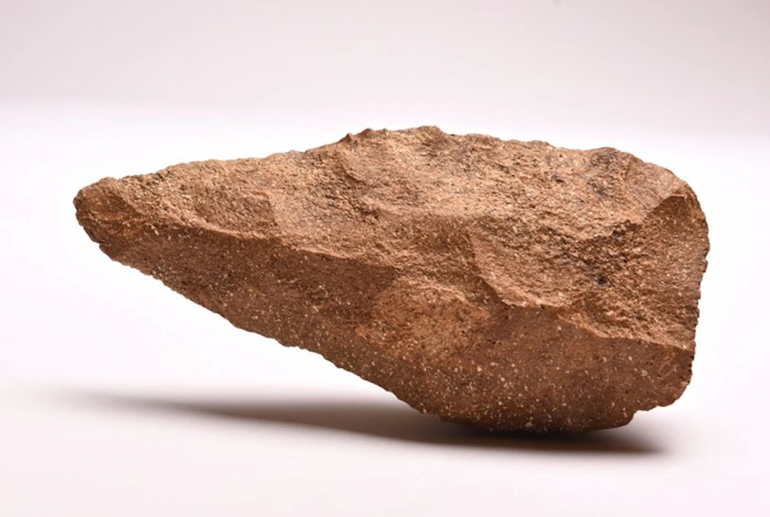 Acheulean flint/jasper paleolithic handaxe