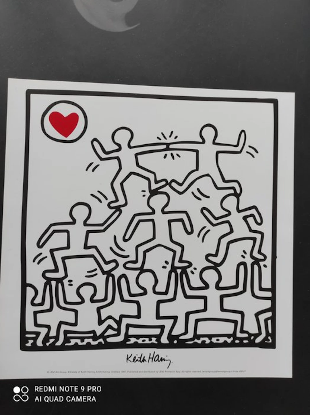 Keith Haring (after) - Lem art group - Keith Hering Untitled 1987