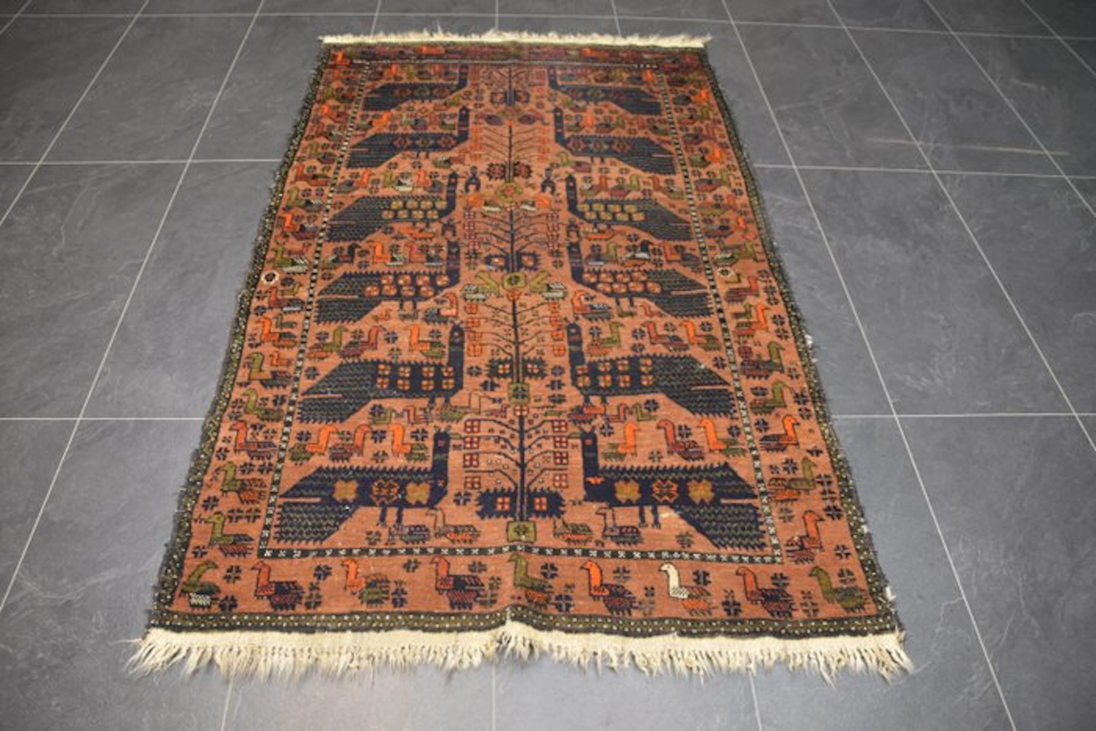 Afghan Art Deco - Runner - 193 cm - 120 cm