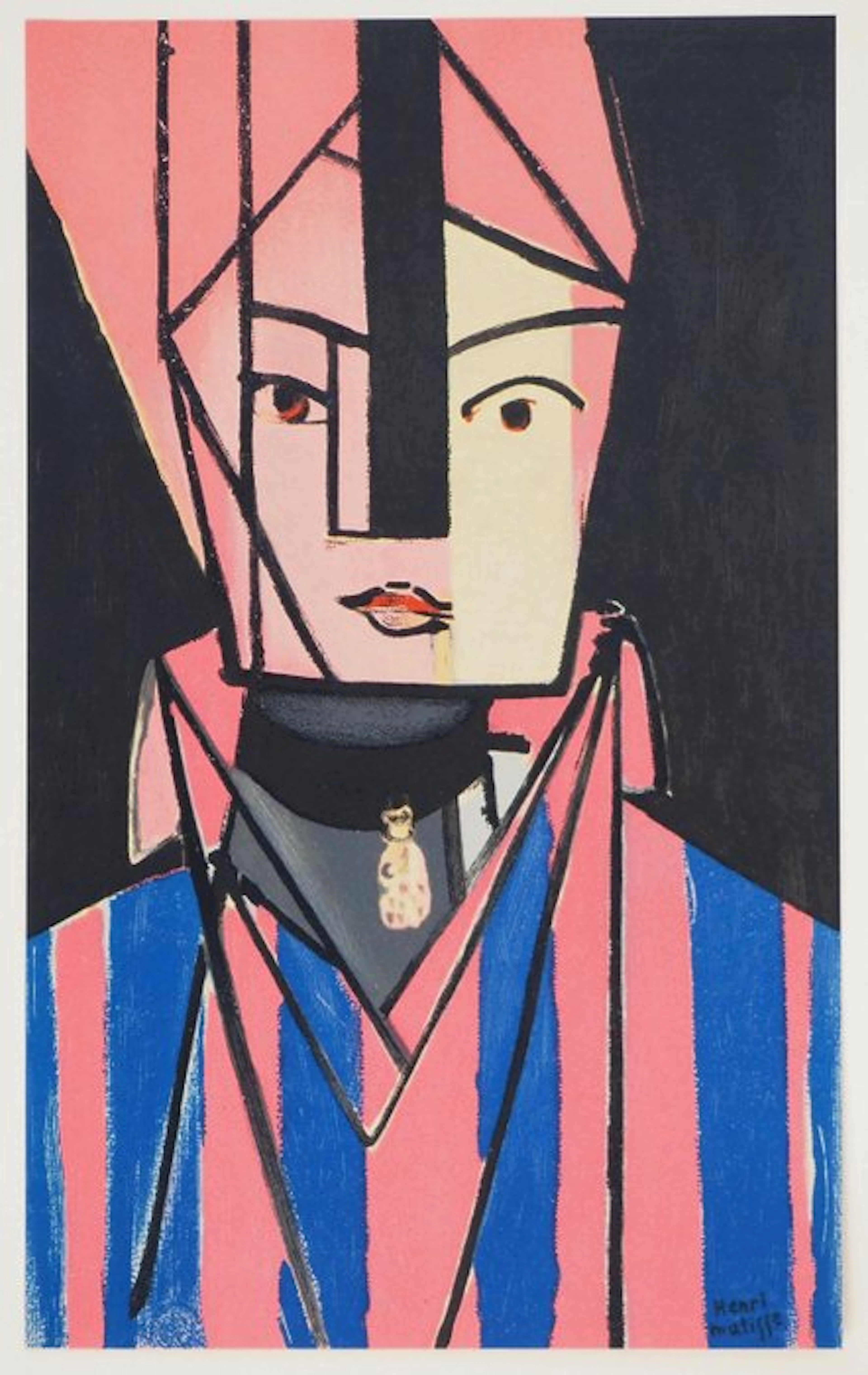 Henri Matisse (1869-1954) - Portrait rose