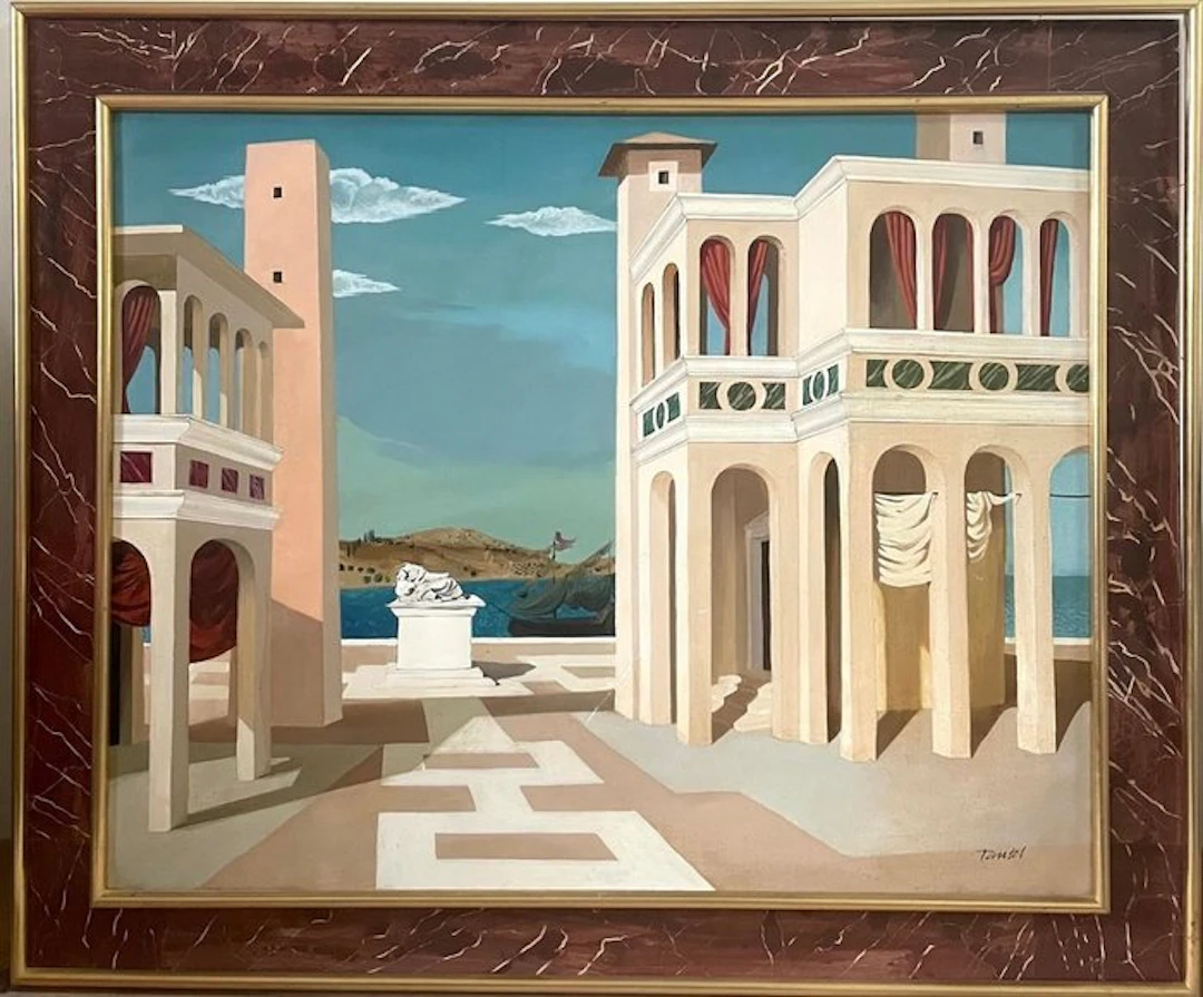 Georges Tautel (1913-1992) - Chateaux au bord de la mer -1979