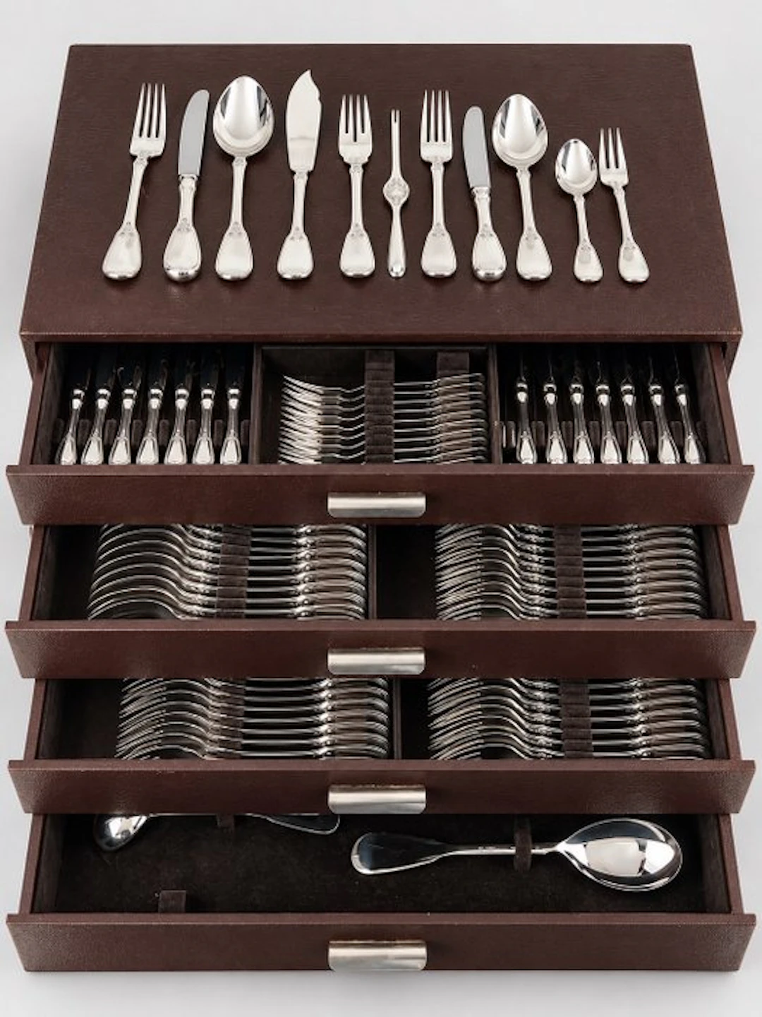 Bremer Silberwarenfabrik - Cutlery set for 12 (140)...
