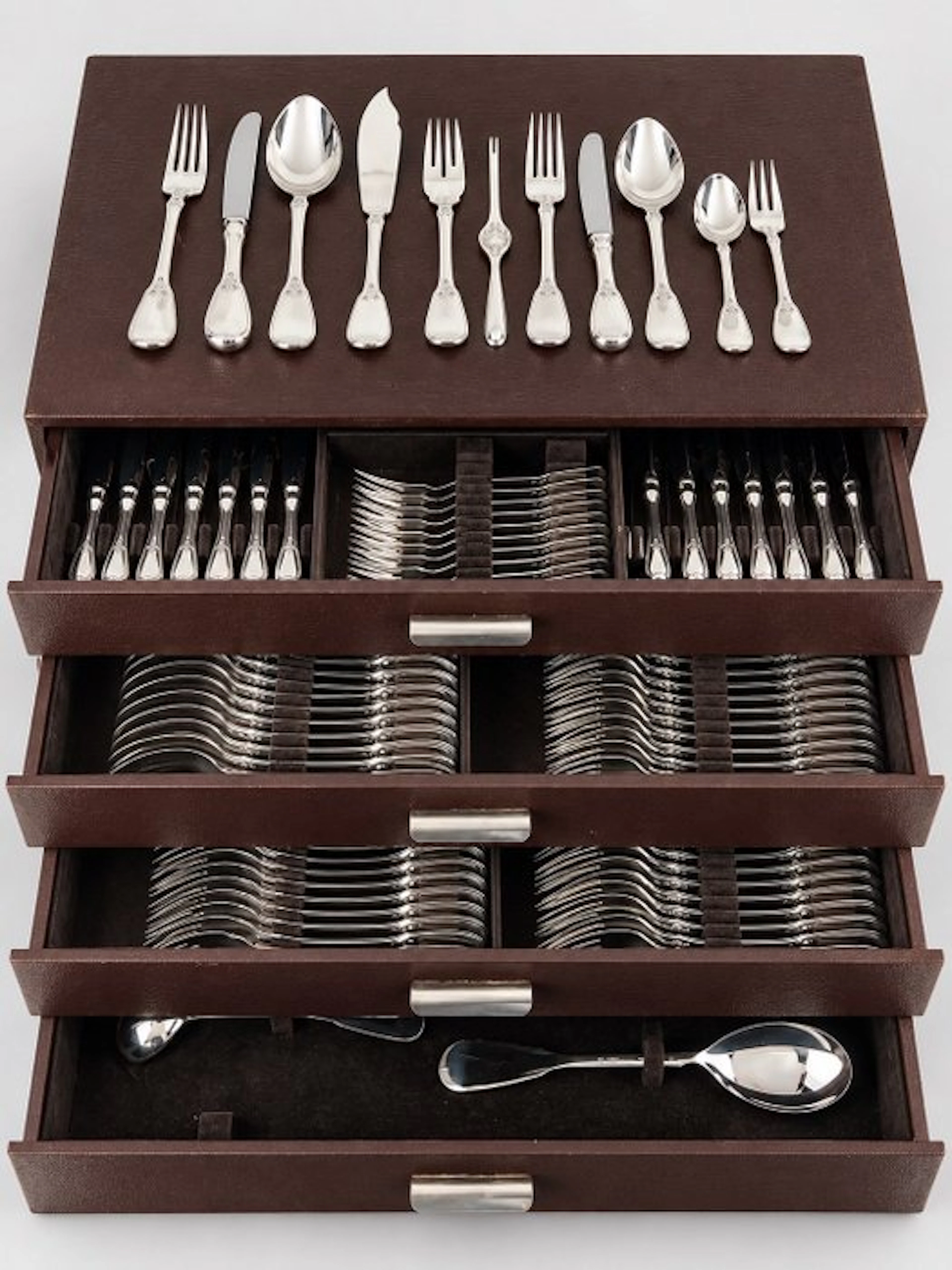 Bremer Silberwarenfabrik - Cutlery set for 12 (140)...