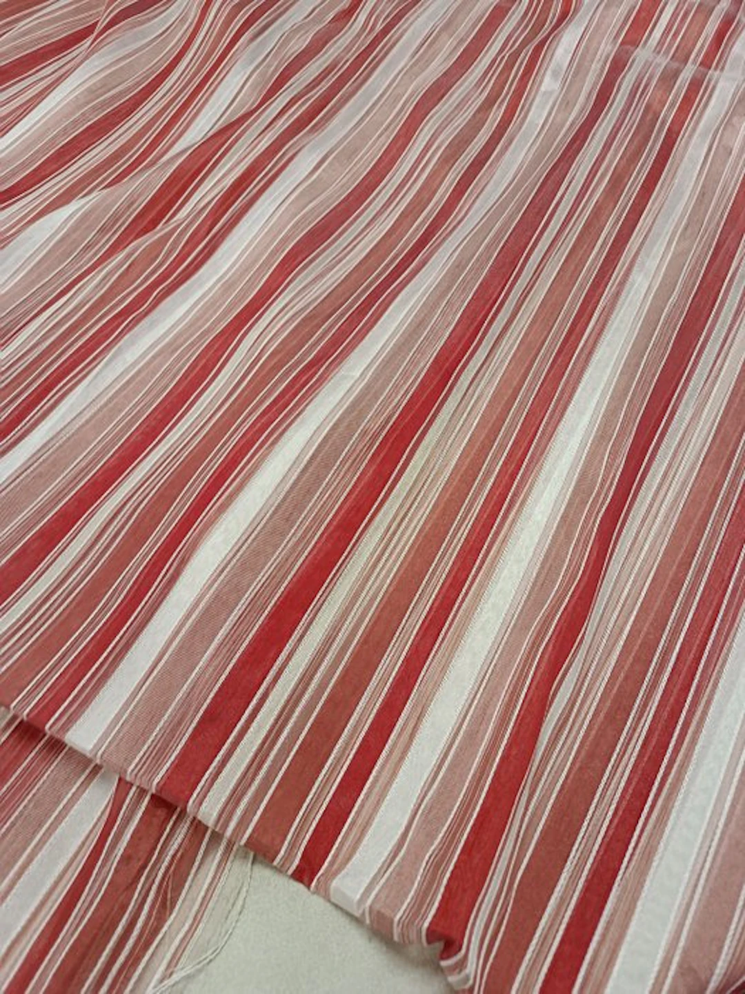 Stupendo tendone a righe rosse - Textile - 310 cm - 300 cm - made in Italy
