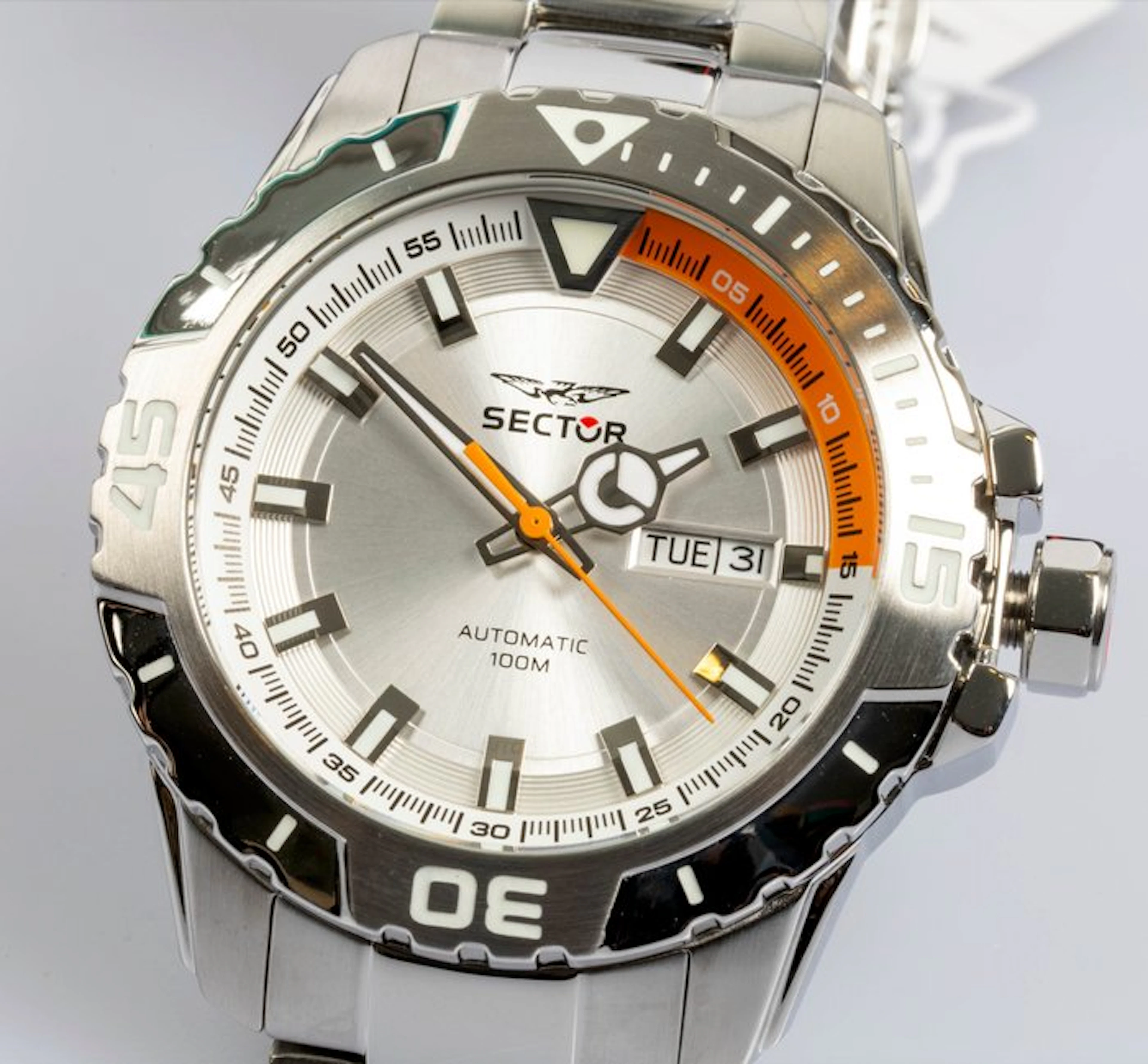 Sector - Legend - Automatic - Silver - Super Luminous...