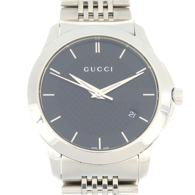 Gucci - Gucci G-Timeless Slim Quartz Black Dial - No...