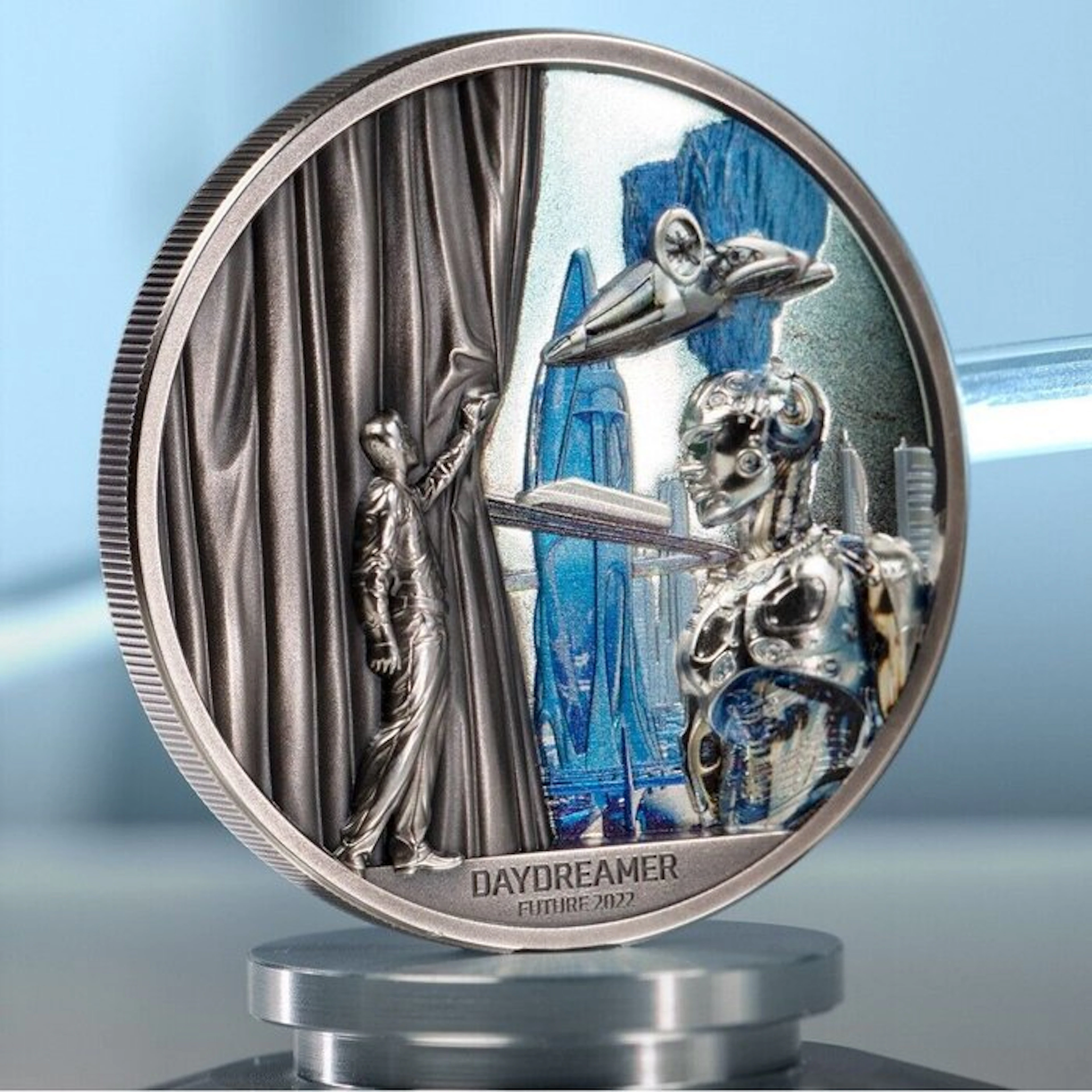 Palau. 10 Dollars 2022 Daydreamer Future, 2 Oz (.999)